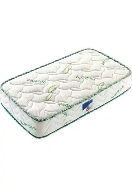 Pooly Bamboo Kumaş Yaylı Yatak Lüx Soft 70x110 Cm Konfor ve Dayanıklılık Sunar