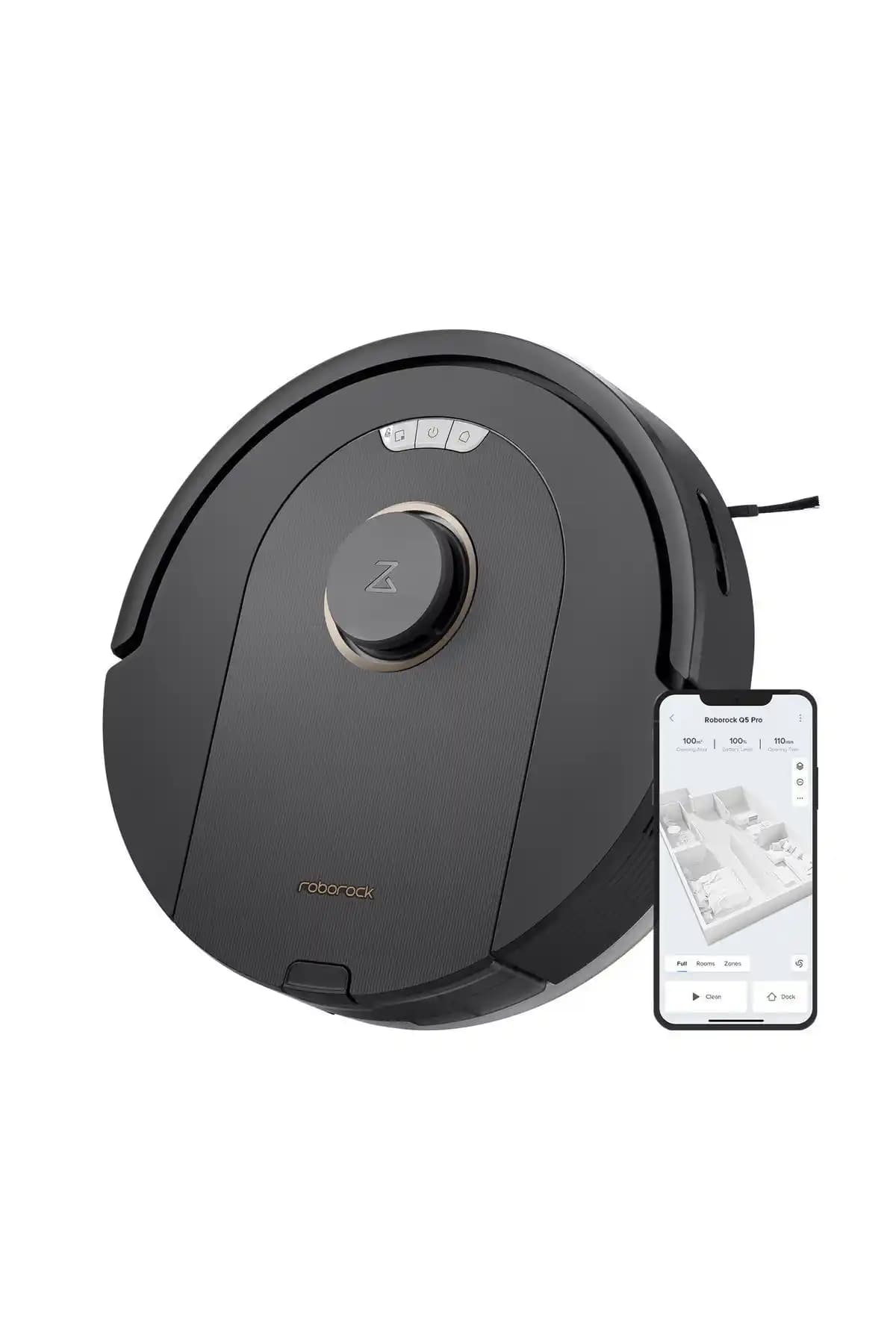 Roborock Q5 Pro Siyah Akıllı Robot Süpürge: Modern Evler İçin Etkili Temizlik Çözümü