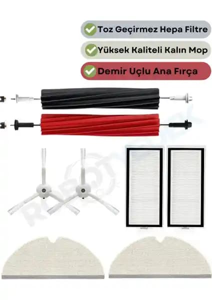 Roborock Q8 Max ve Q8 Max Plus İçin Yedek Parça Seti Performans ve Dayanıklılık Artırıcı