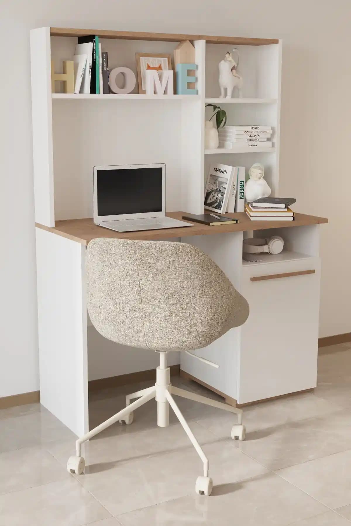 SANDALİE Eva 50x110 Cm Modern ve Dayanıklı Çalışma Masası - Ofis ve Ev Kullanımı İçin Uygun