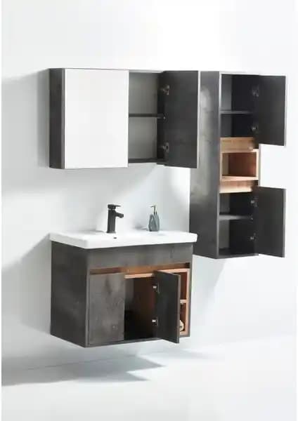 Saydam Banyo Venüs 60 cm Banyo Dolabı Takımı: Estetik ve Fonksiyonellik Bir Arada