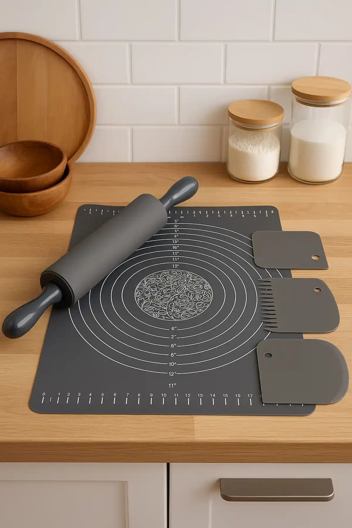 Silicorner 5 Parça Hamur Hazırlama Seti ile Mutfakta Pratiklik ve Çok Yönlülük