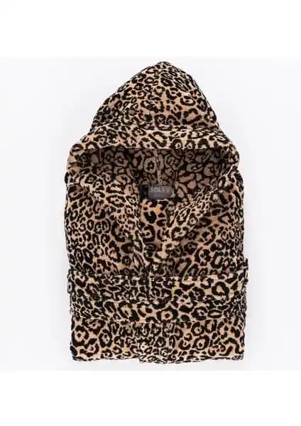 Soley Panthera Kadın ve Erkek Unisex Kadife Pamuk Bornozları Konfor ve Şıklık Sunar