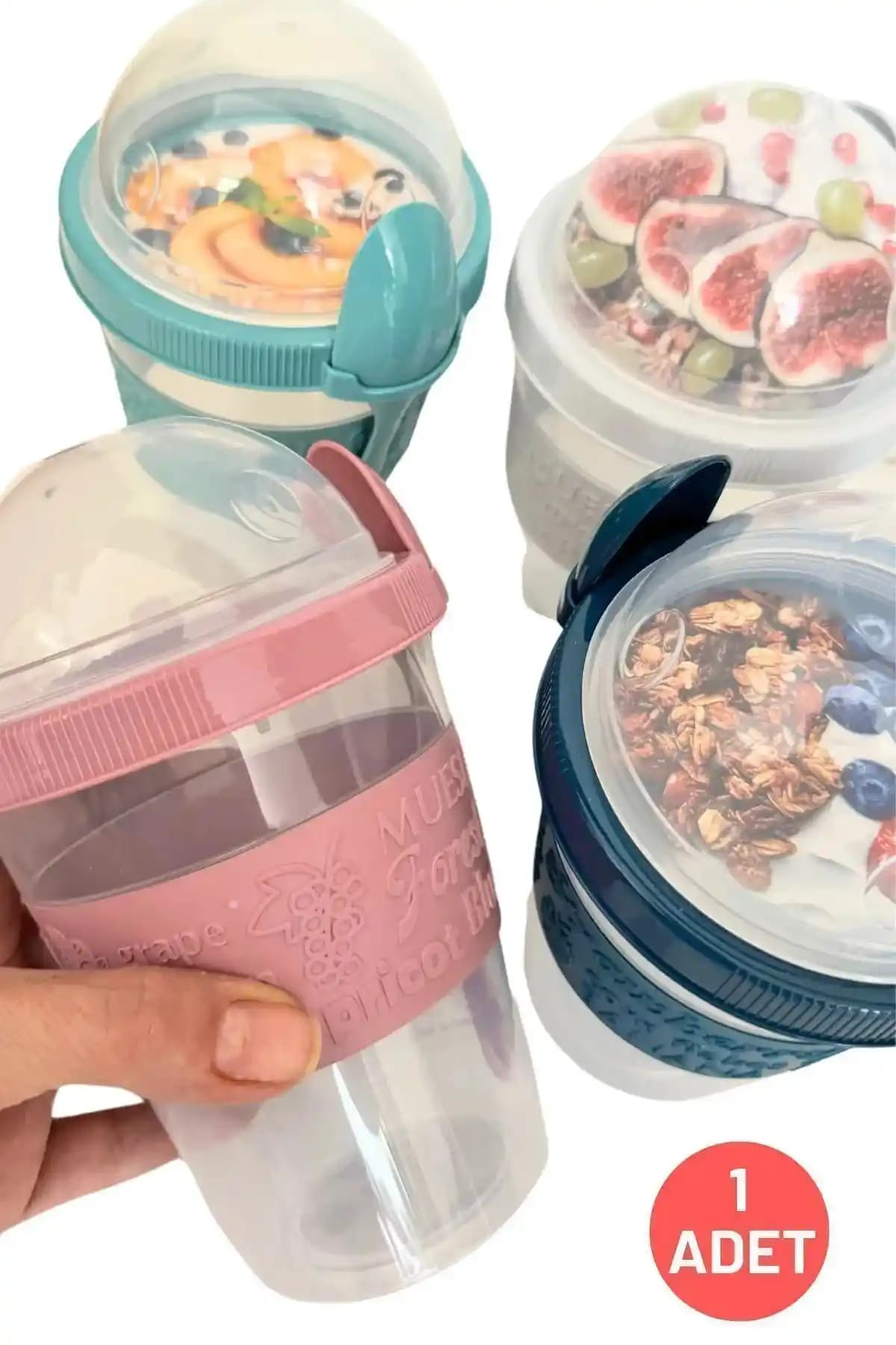 Titiz Plastik Leon Life Yoğurt ve Musli Kabı: Sağlıklı, Şık ve Pratik Beslenme Çözümü