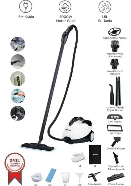 Torima CB08C Buharlı Temizleyici İncelemesi: Güçlü ve Çok Yönlü Temizlik Çözümü