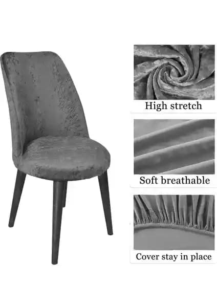 Tuchmall Likralı Kadife Sandalye Kılıfı: Şık ve Esnek Ev Dekorasyonu İçin Uygun