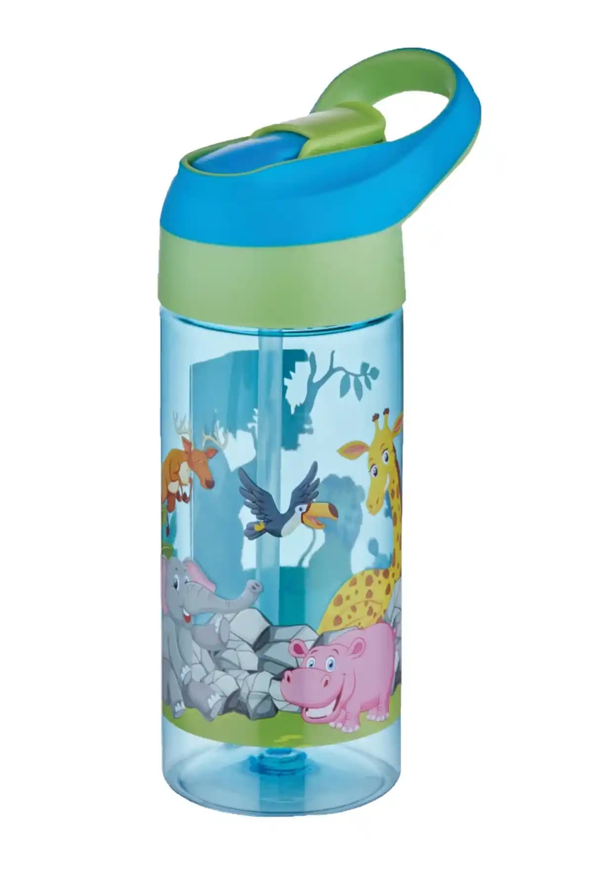 Vagonlife 500ml Tritan Kalın Pipetli Çocuk Su Mataraası Güvenli ve Şık Tasarım