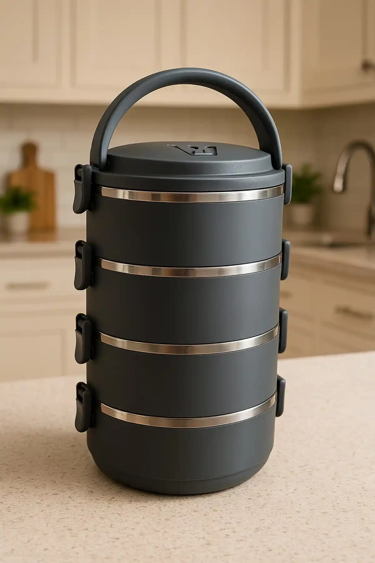 Veliday 4 Katlı Sefer Tası ile Pratik ve Güvenilir Yemek Saklama Çözümü