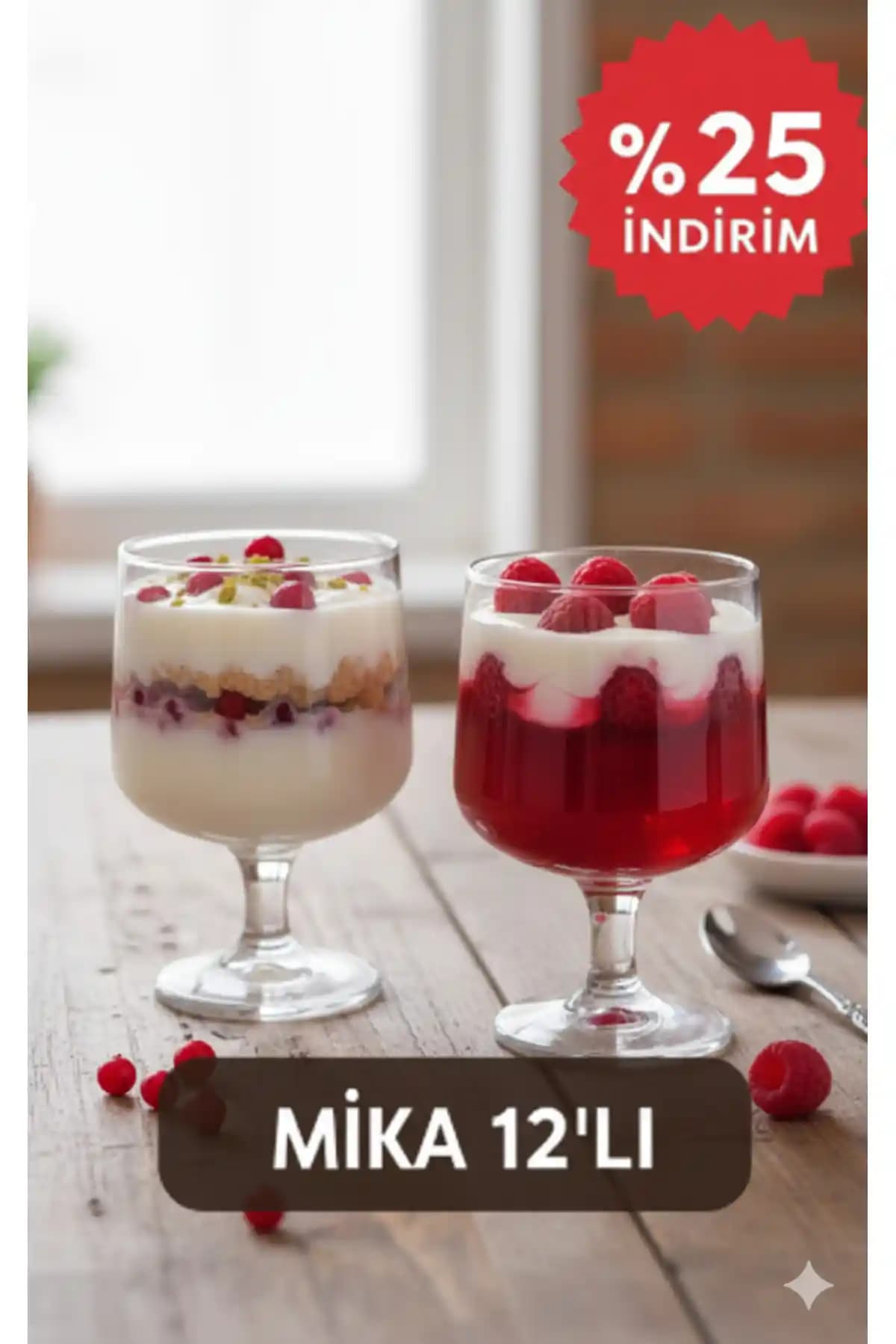 ViATOM Magnolia Tatlı Sunum Bardağı: Şık ve Dayanıklı Plastik Sunum Kabı