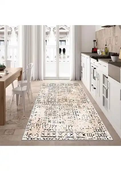 West Home Yıkanabilir Kaymaz Tabanlı Modern Halı ile Evinizi Şıklık ve Fonksiyonellik Bir Arada Sunar