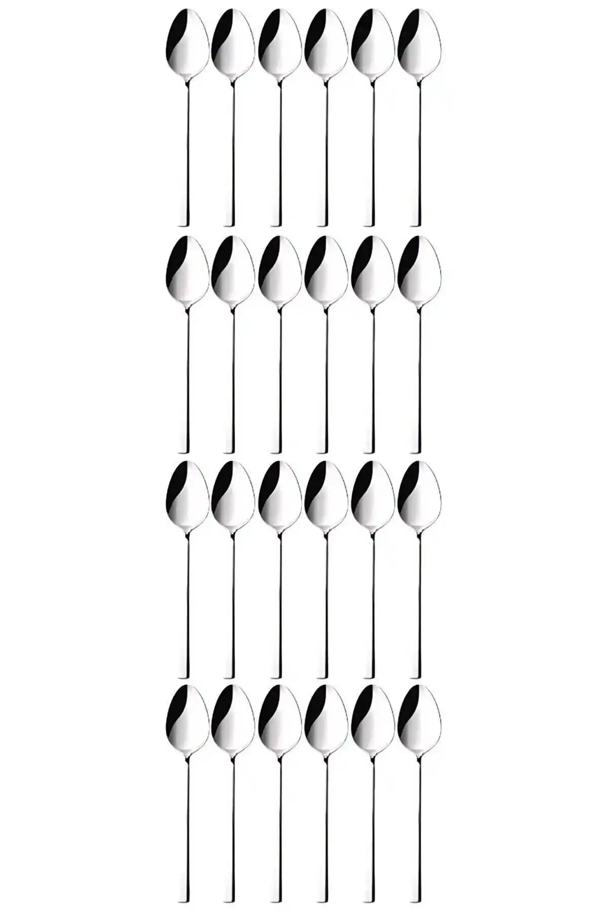 Yüsra Home 24 Parça Lüx Çay Kaşığı Seti Şık ve Dayanıklı Tasarımıyla Sofralarınıza Zarif Dokunuş