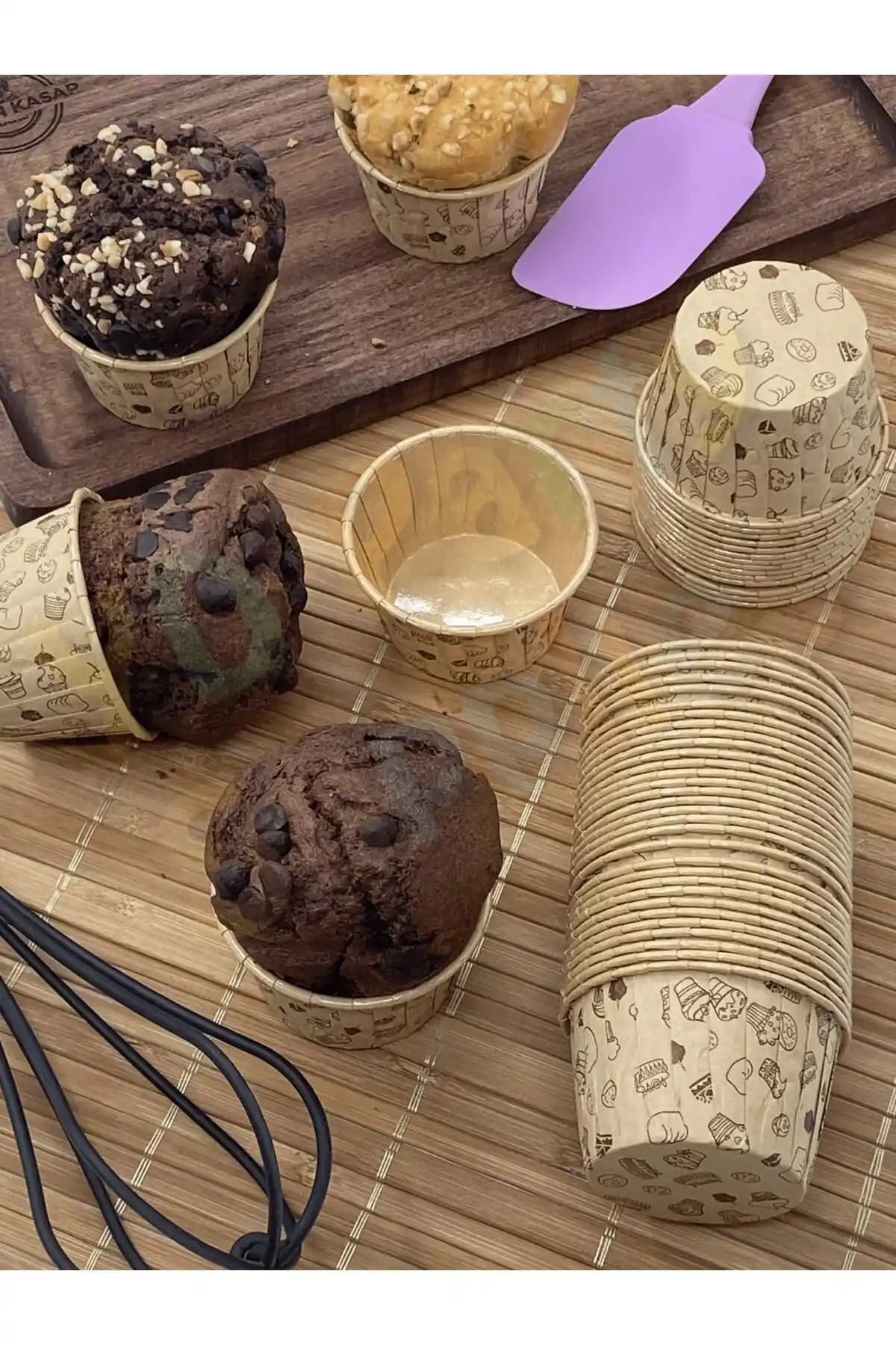 Yusuf Dirik YD Parti Malzemeleri Desenli Muffin Kek Kalıbı: Dayanıklı ve Pratik Kullanım İçin Uygun