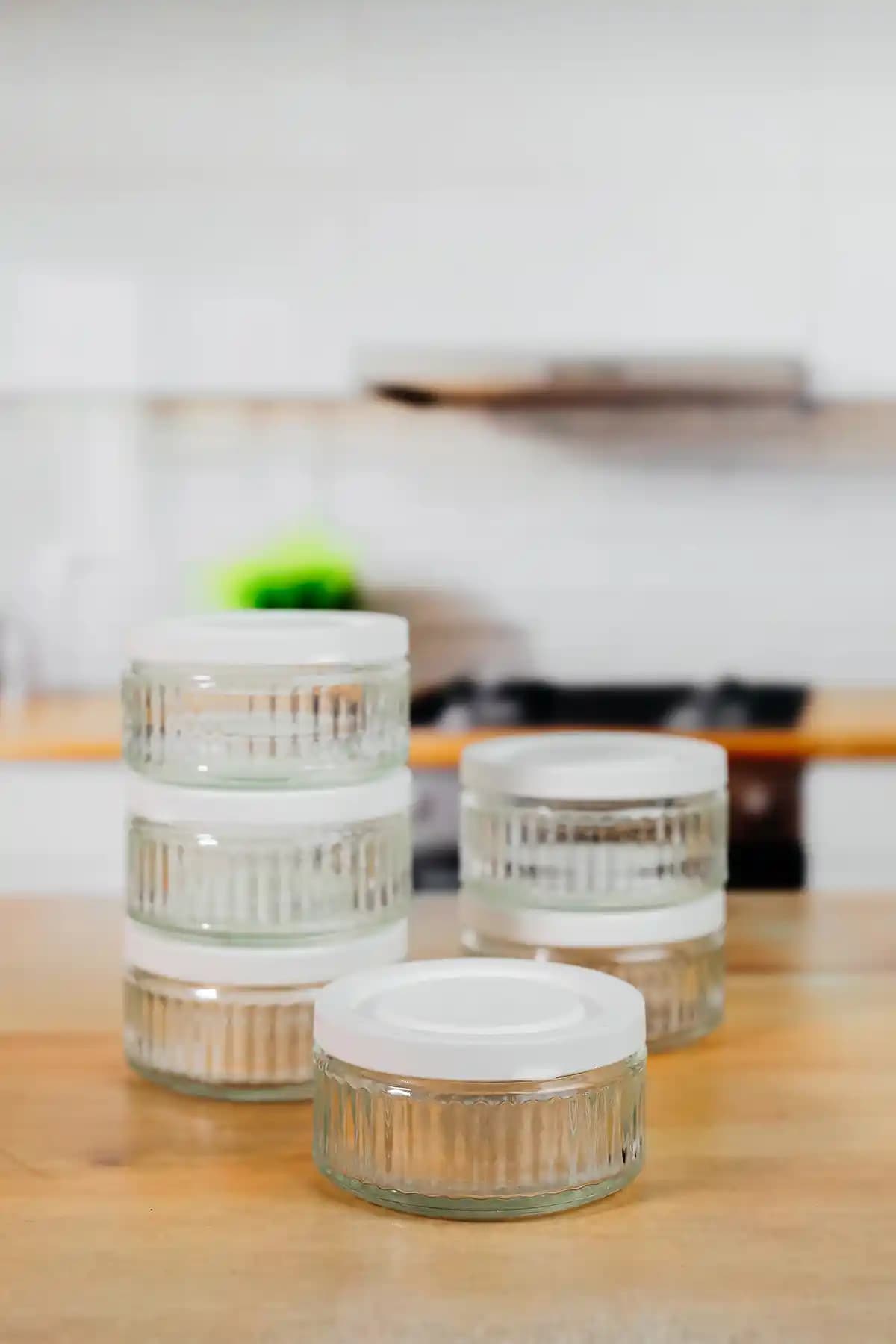 ZURİ DESIGN 6'lı Hava Geçirmez Cam Kahvaltılık Seti Modern ve Şık Mutfak Saklama Çözümleri