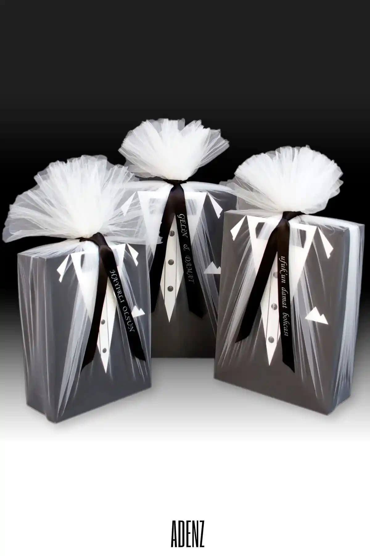 ADENZ Kişiye Özel Damat Bohça Çeyiz Seti Zarif ve Fonksiyonel Tasarım Özellikleri