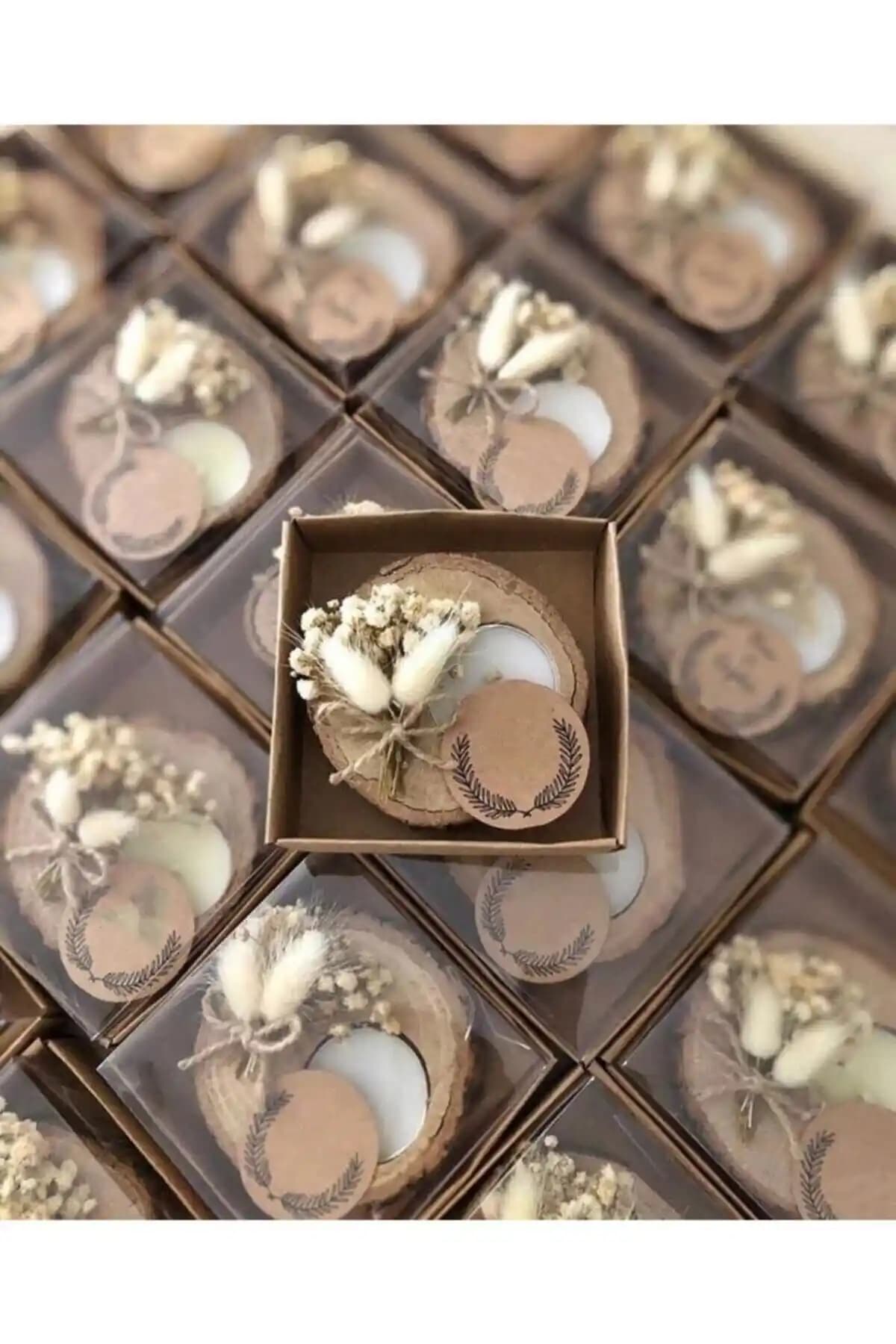 Ahşap Kütük Mumlukler: Doğal ve Estetik Dekorasyon Çözümü for Özel Günler ve Ev Dekorasyonu