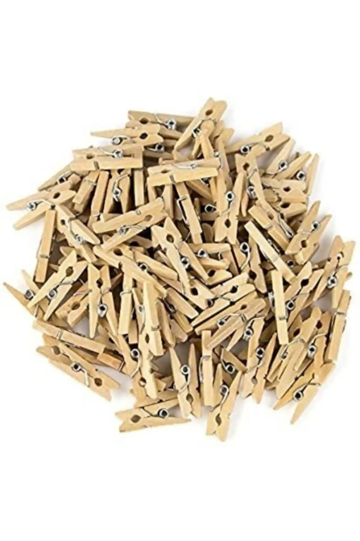 ALSHOP Ahşap Küçük Mandal Ataç: Estetik ve Fonksiyonel Fotoğraf Askısı Çözümü