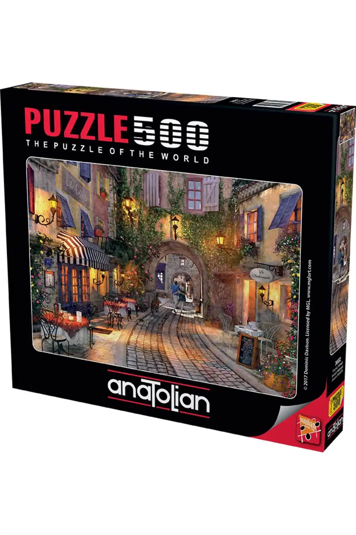 Anatolian 500 Parça Fransız Sokağı Puzzle: Eğlenceli ve Eğitici Bir Zihin Geliştirici Aktivite