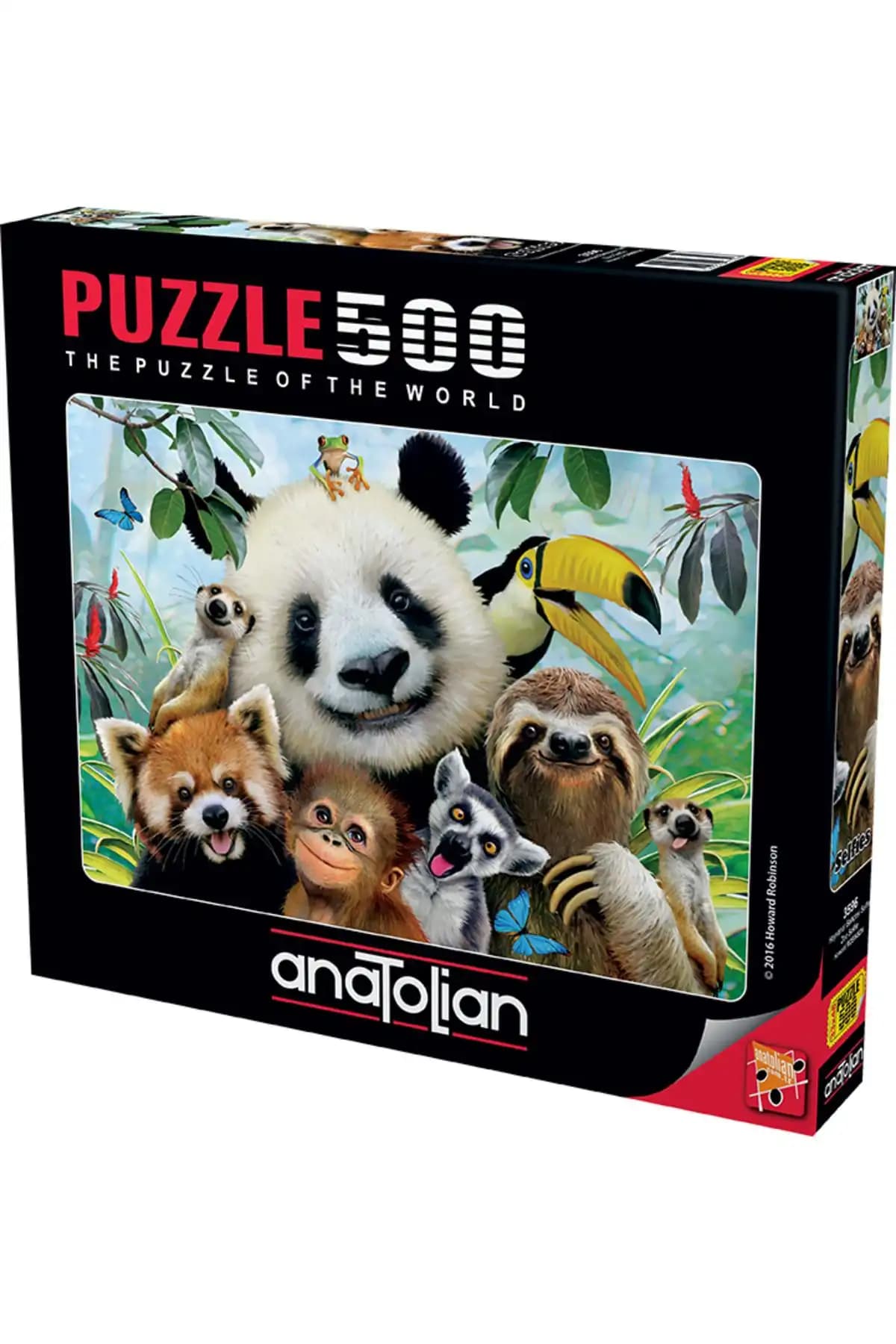 Anatolian Puzzle 500 Parça Hayvanat Bahçesi: Zeka Gelişimine Katkı Sağlayan Eğlenceli Yapboz