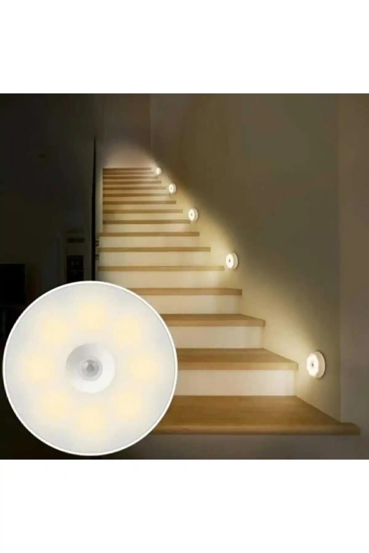 Assell Hareket Sensörlü USB Şarjlı Led Işık Lambası Modern ve Enerji Tasarruflu Çözüm