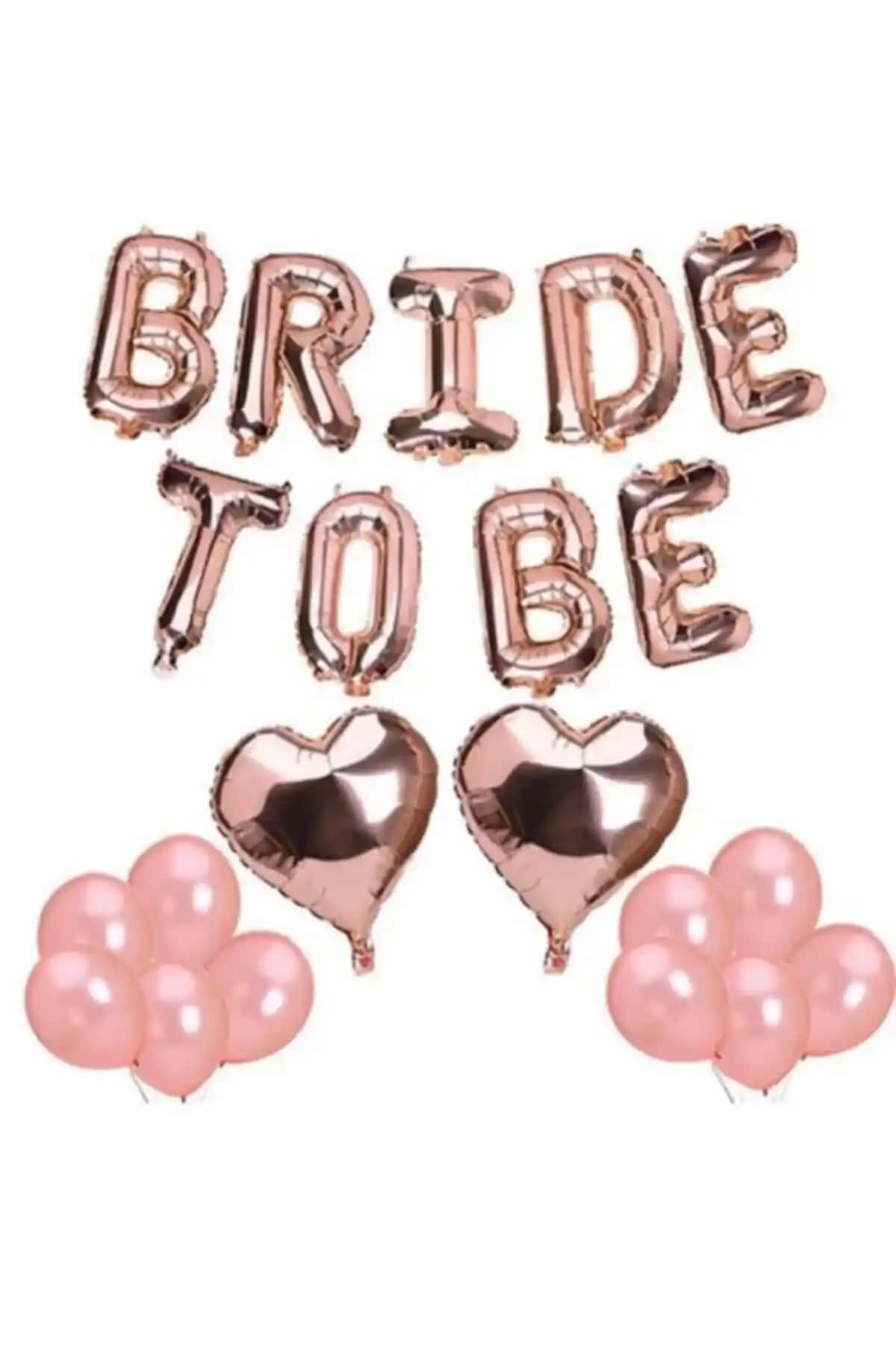 2025'te Bekarlığa Veda Partinizi Unutulmaz Kılacak Bride To Be Balon Seti