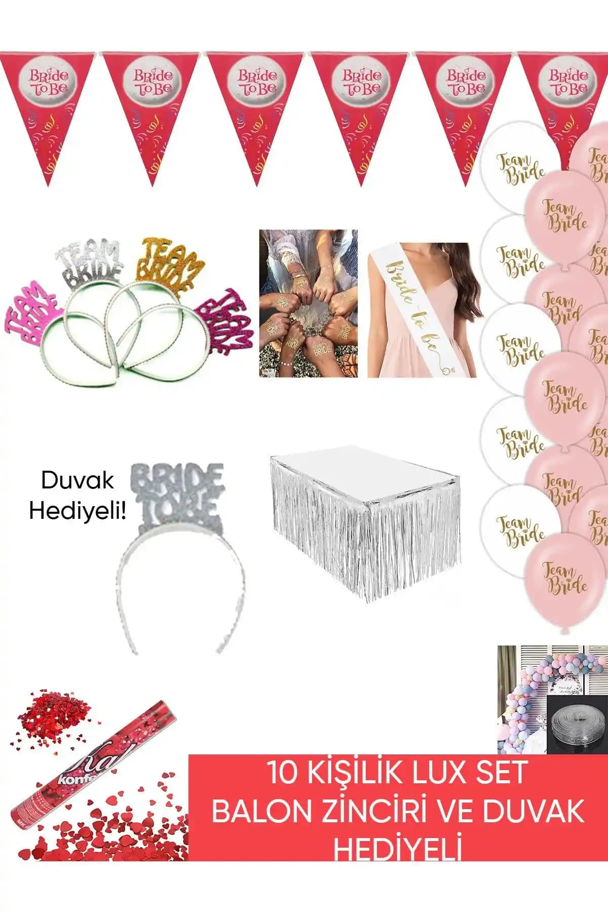 Bekarlığa Veda Partisi İçin Şık ve Eğlenceli Bride To Be Parti Seti Tanıtımı