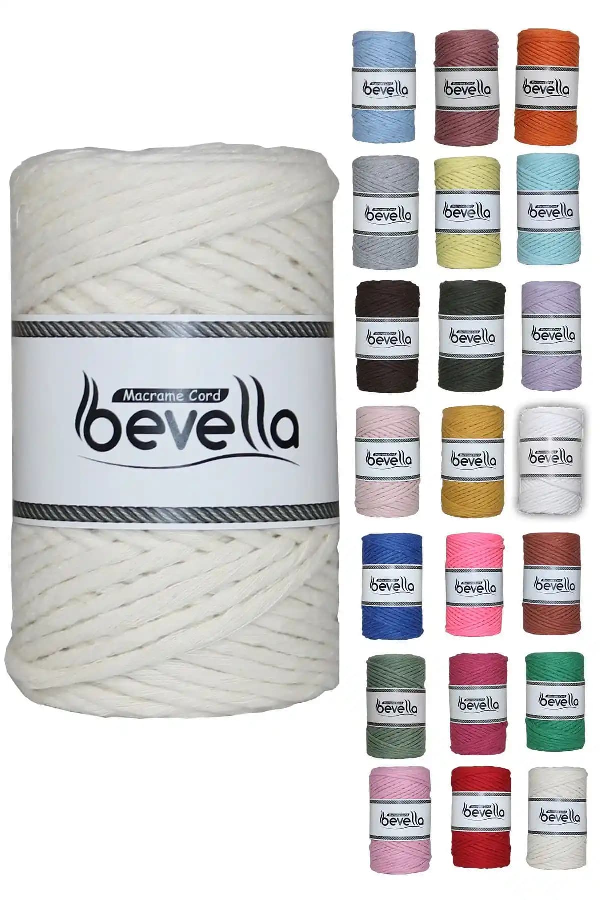 Bevella Macrame Cord: Yüksek Kaliteli ve Çevre Dostu Makrome İpi Ürün Özellikleri
