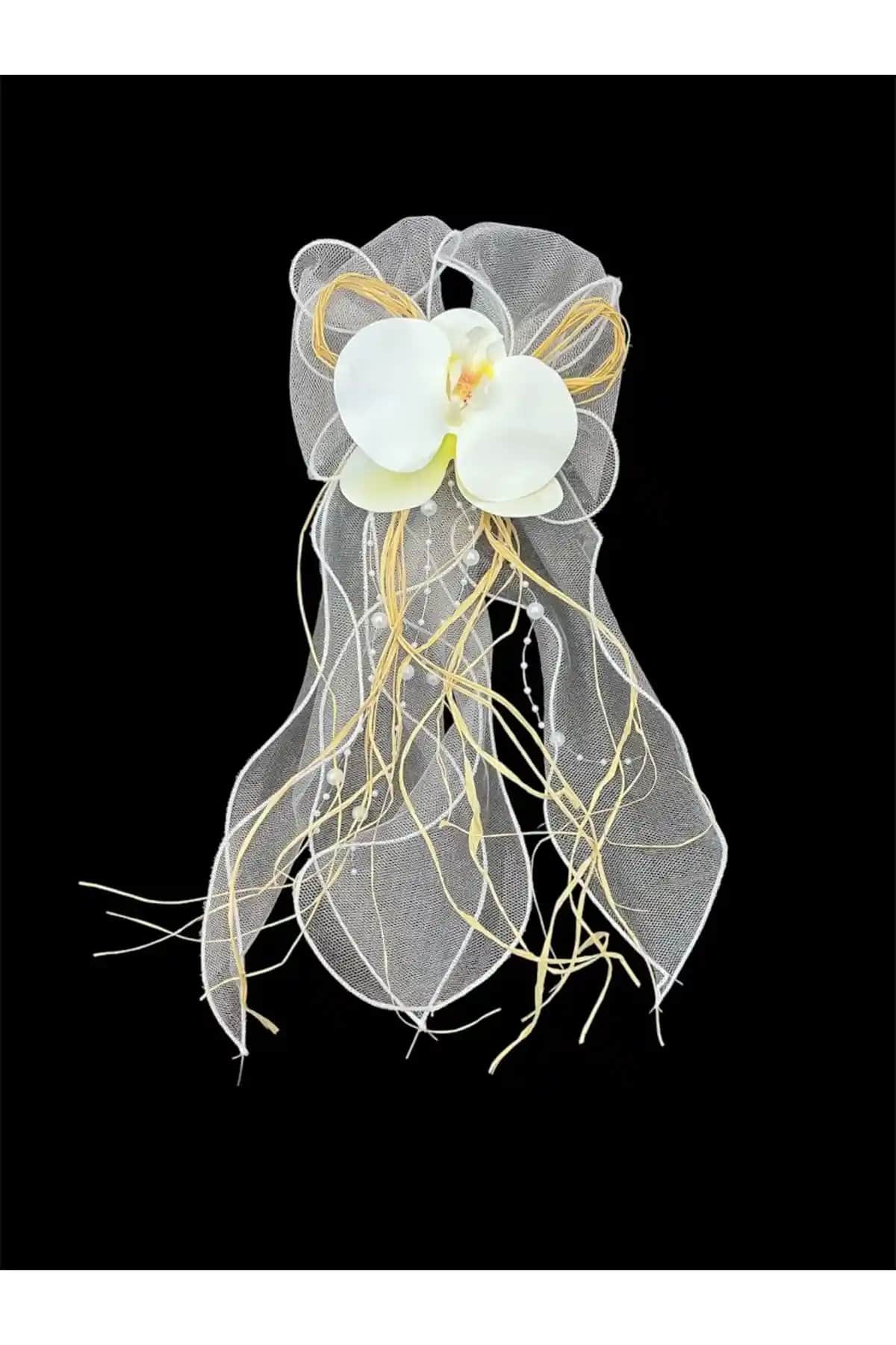 Beyaz Orkide Bohça Süsü ve Düğün Arabası Süsü Karşılaştırması