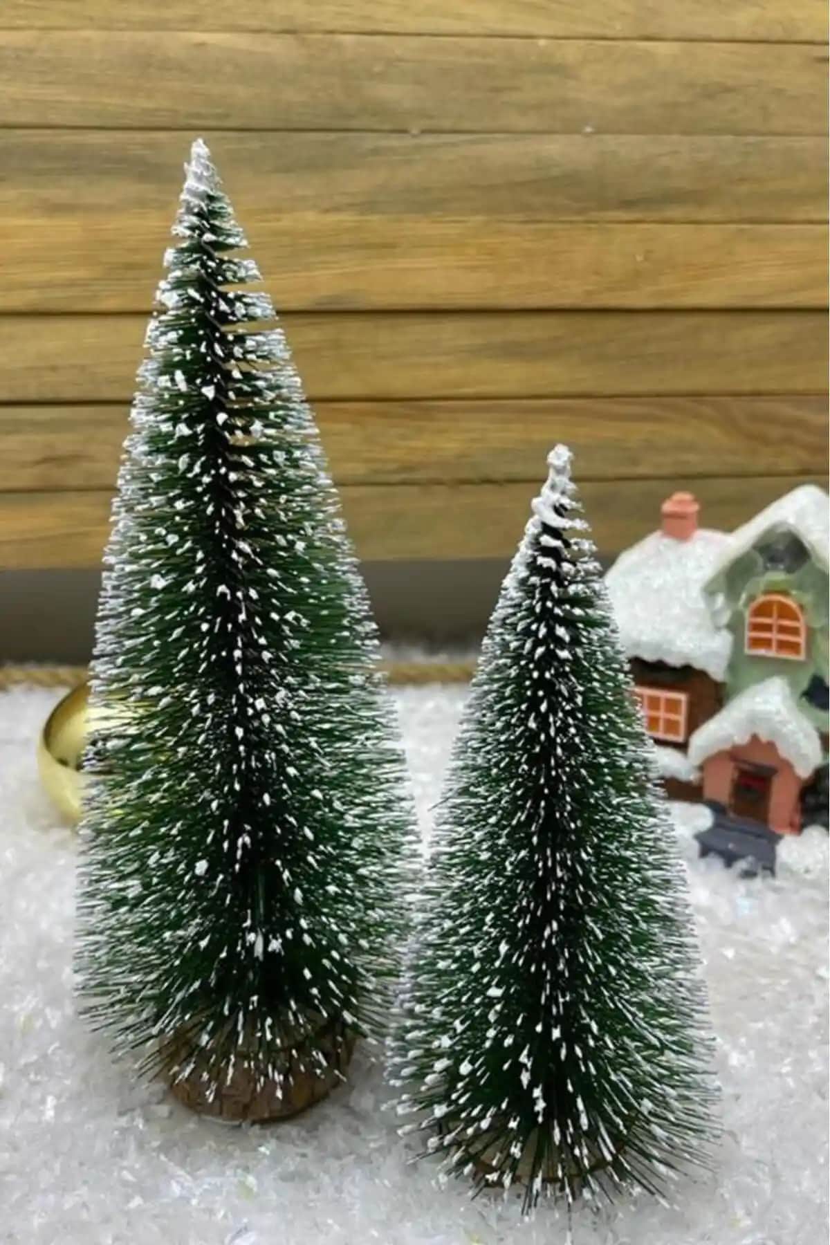 BeySüS Yılbaşı Mini Masa Çamı 2’li Yeşil – Şık ve Dayanıklı Dekorasyon Ürünü