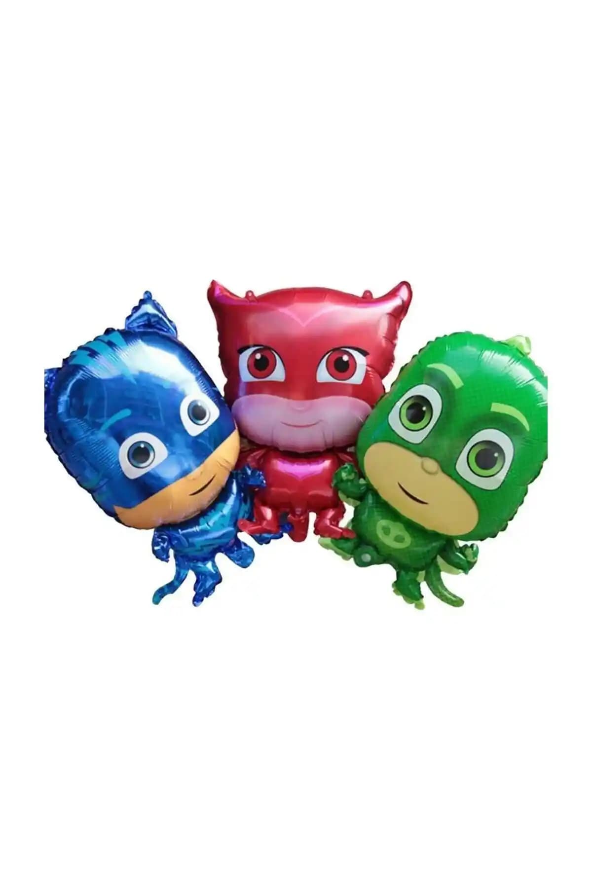 Çocuk ve Parti Dekorasyonu İçin Renkli Hayvan Temalı Folyo Balon Seti