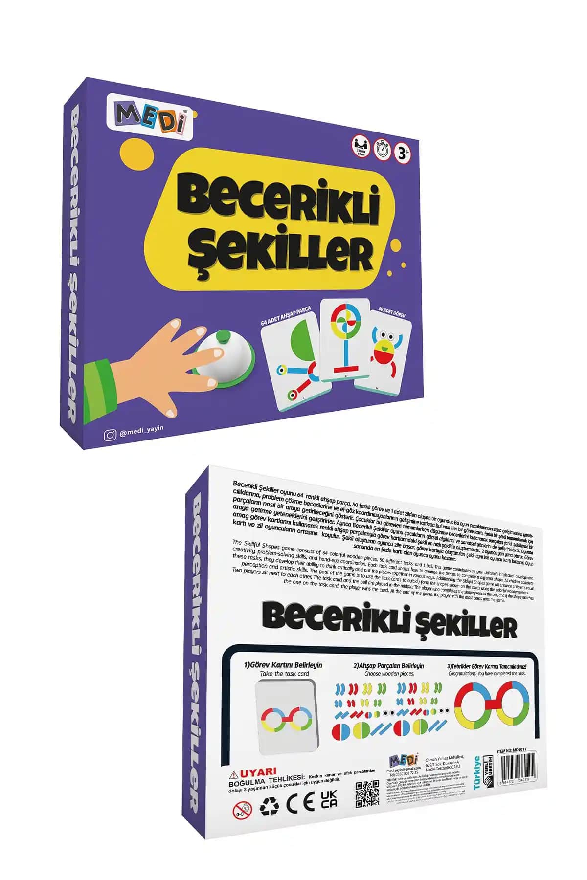 Çocuklar İçin Medi Becerikli Şekiller ve Göster Hızını Oyunlarının Karşılaştırması