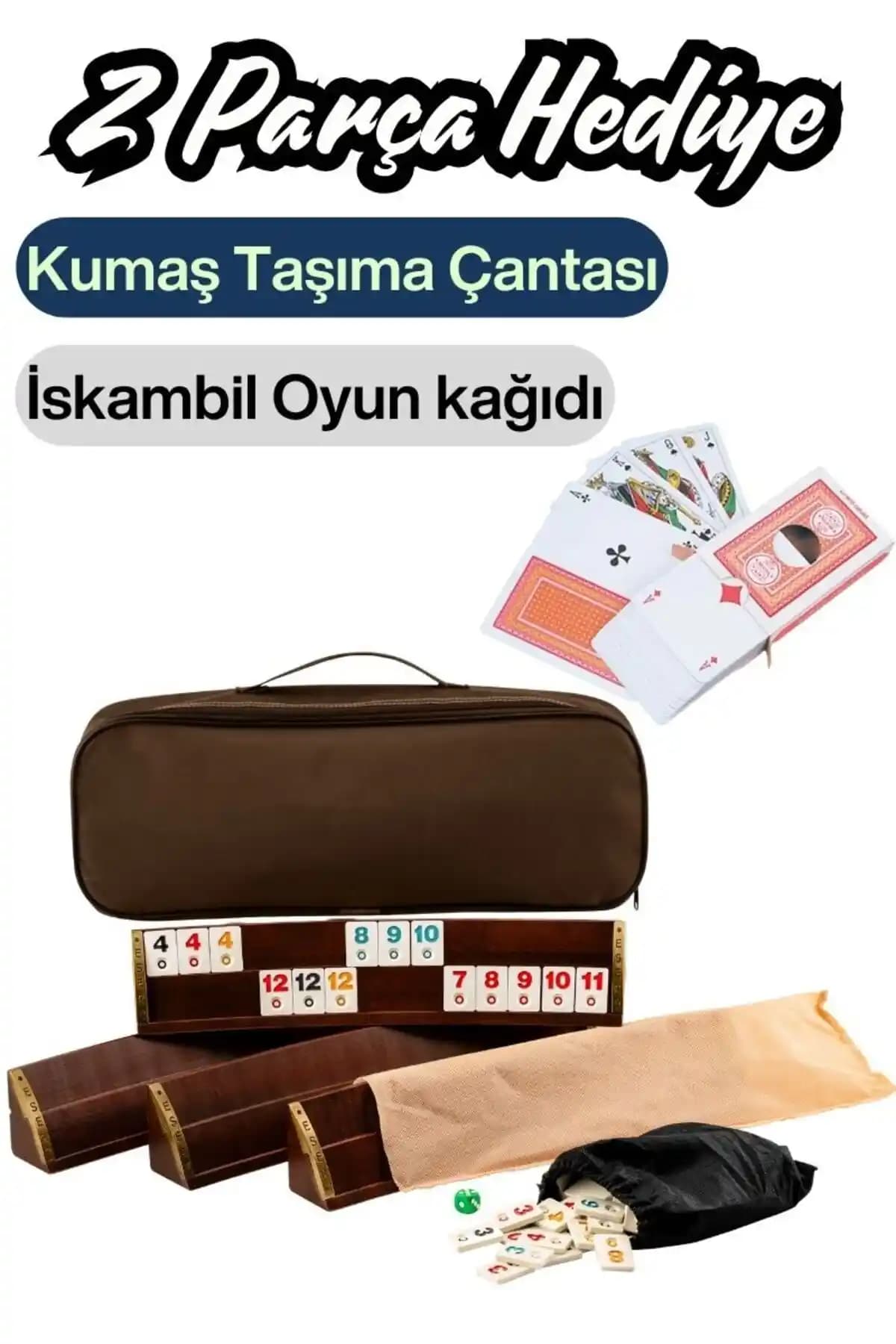 Comprox Eser Oval Okey Takımı: Doğal Malzemelerle Şık ve Dayanıklı Oyun Seti