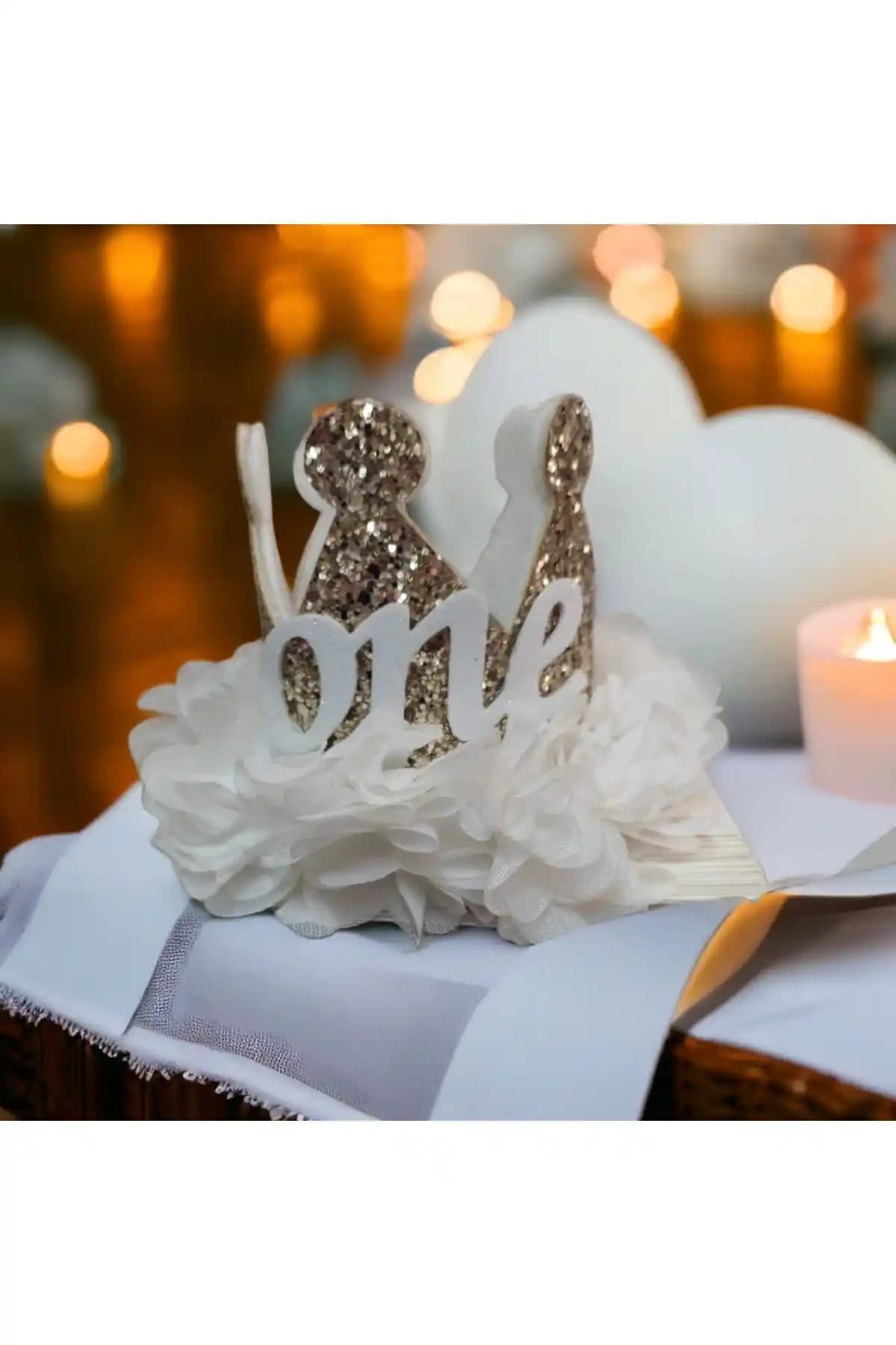 Damlakids 1 Yaş Doğumgünü Tacı Prenses Teması Şık ve Rahat Kullanım Özellikleriyle