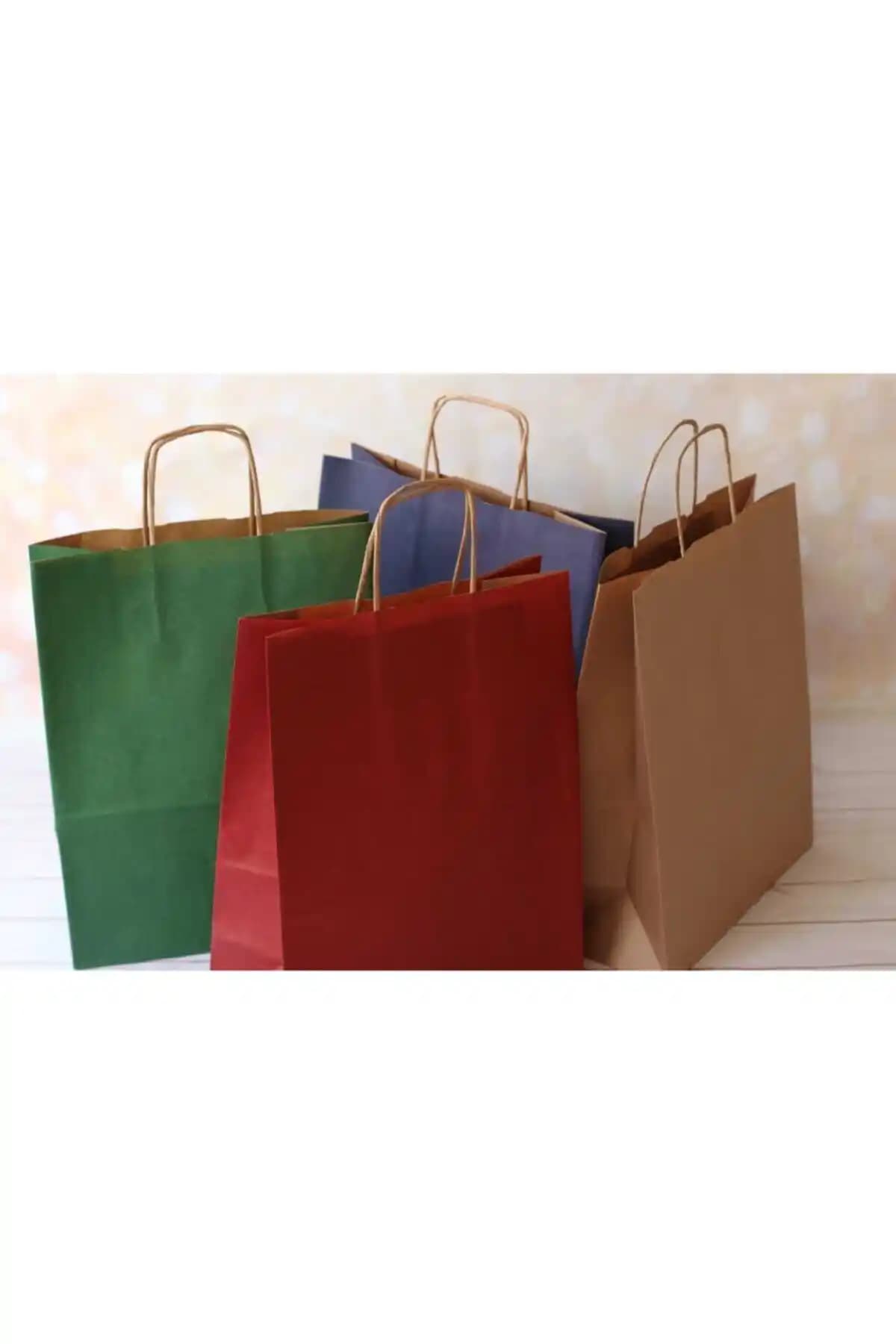 Demontecraft Çok Renkli Kraft Çanta Seti: Çok Yönlü ve Şık Tasarım Özellikleri