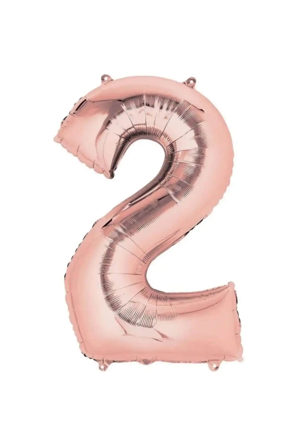 Deniz Party Store 16 İnç Rose Gold Folyo Balon: Şık ve Kolay Kullanımlı Kutlama Süslemesi