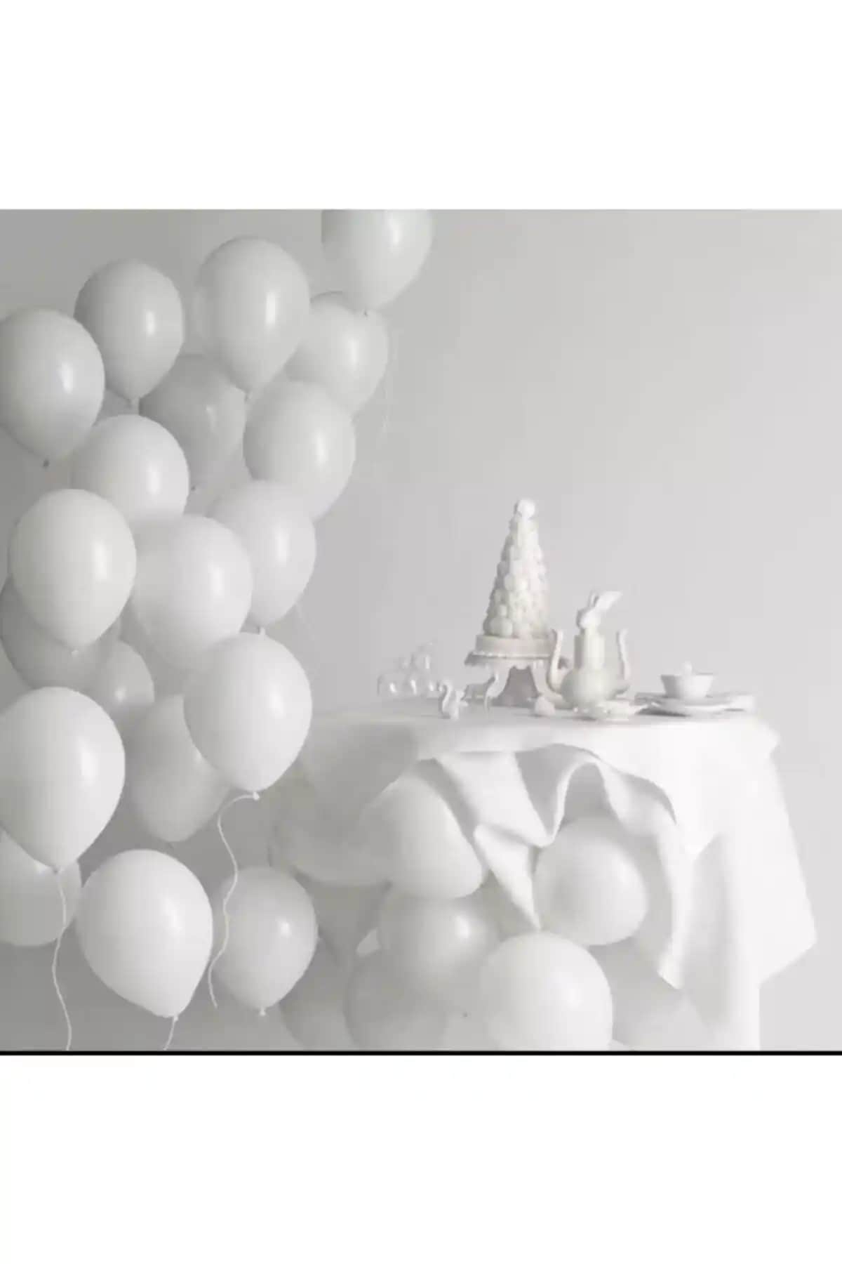 Deniz Party Store Latex Balonları Karşılaştırması: Pastel Beyaz ve Retro Okaliptüs Balonları