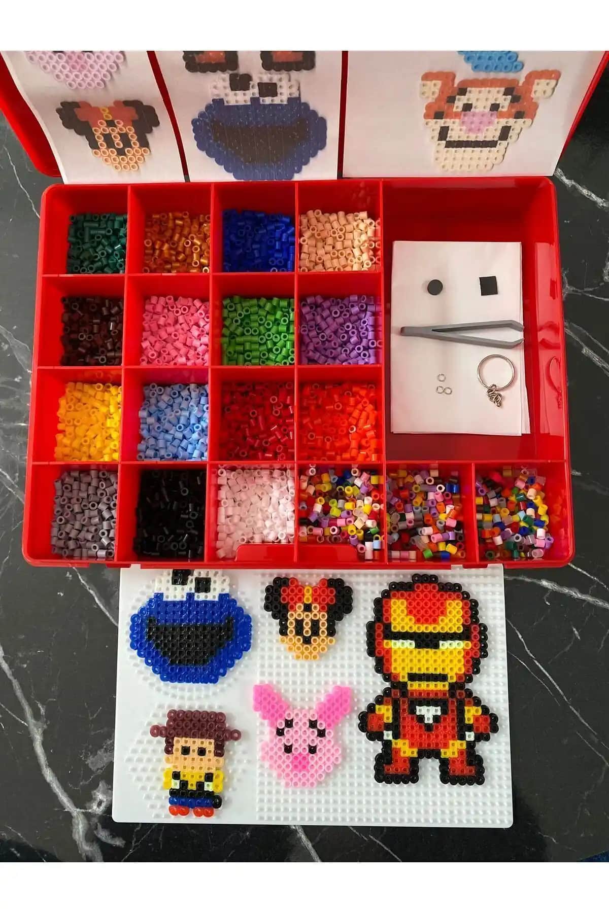 Dr.Yontuç ve Hamarat Çocuk Ütü İle Yapışan Boncuk Setleri Karşılaştırması