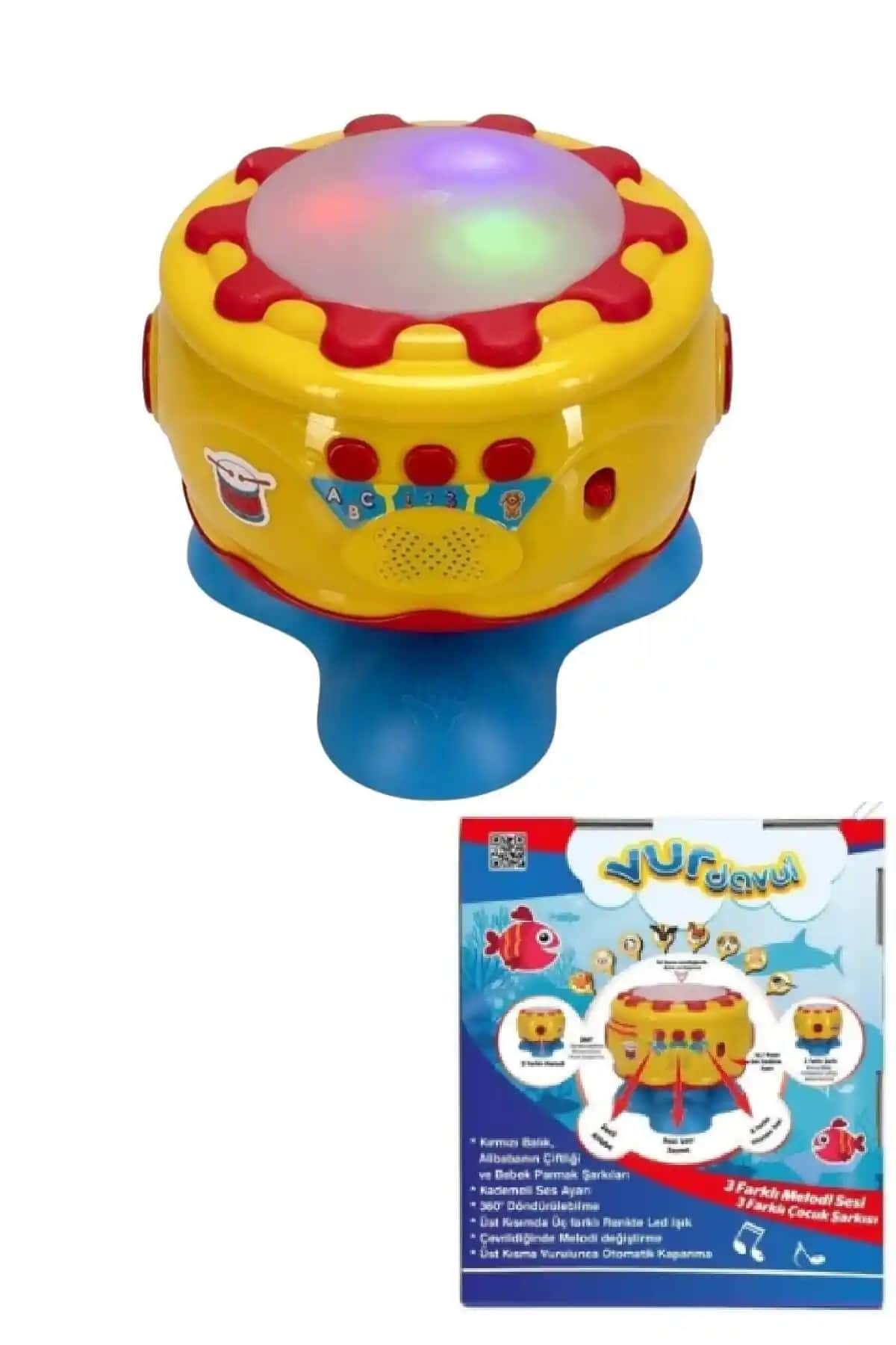 Eğitici ve Eğlenceli Sesli Işıklı Çocuk Oyuncağı - Dayanıklı ve Çok Fonksiyonlu