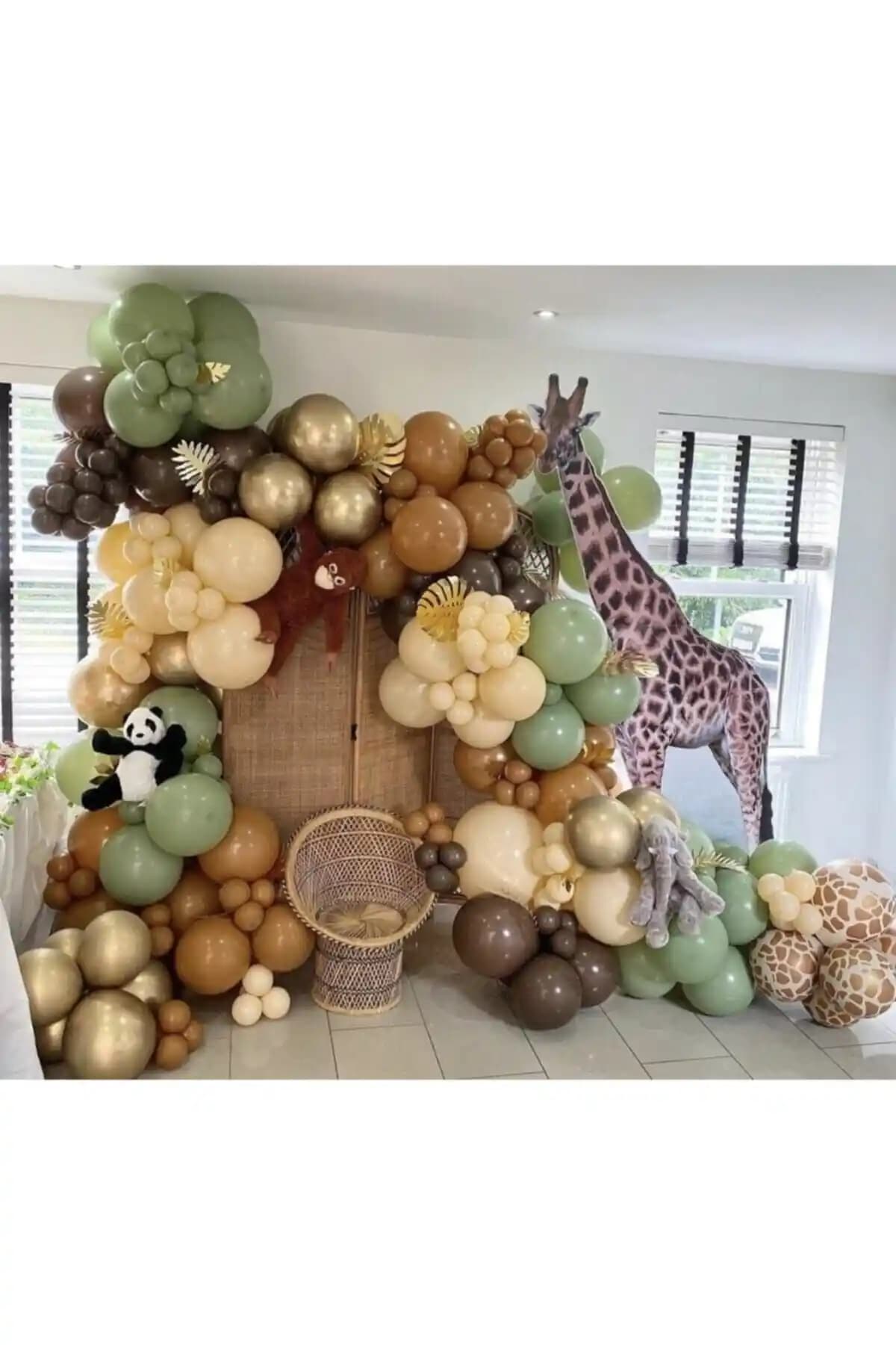 Eğlencemarketi Krom Gold ve Renkli Balon Zinciri Seti ile Dekorasyonunuzu Güçlendirin