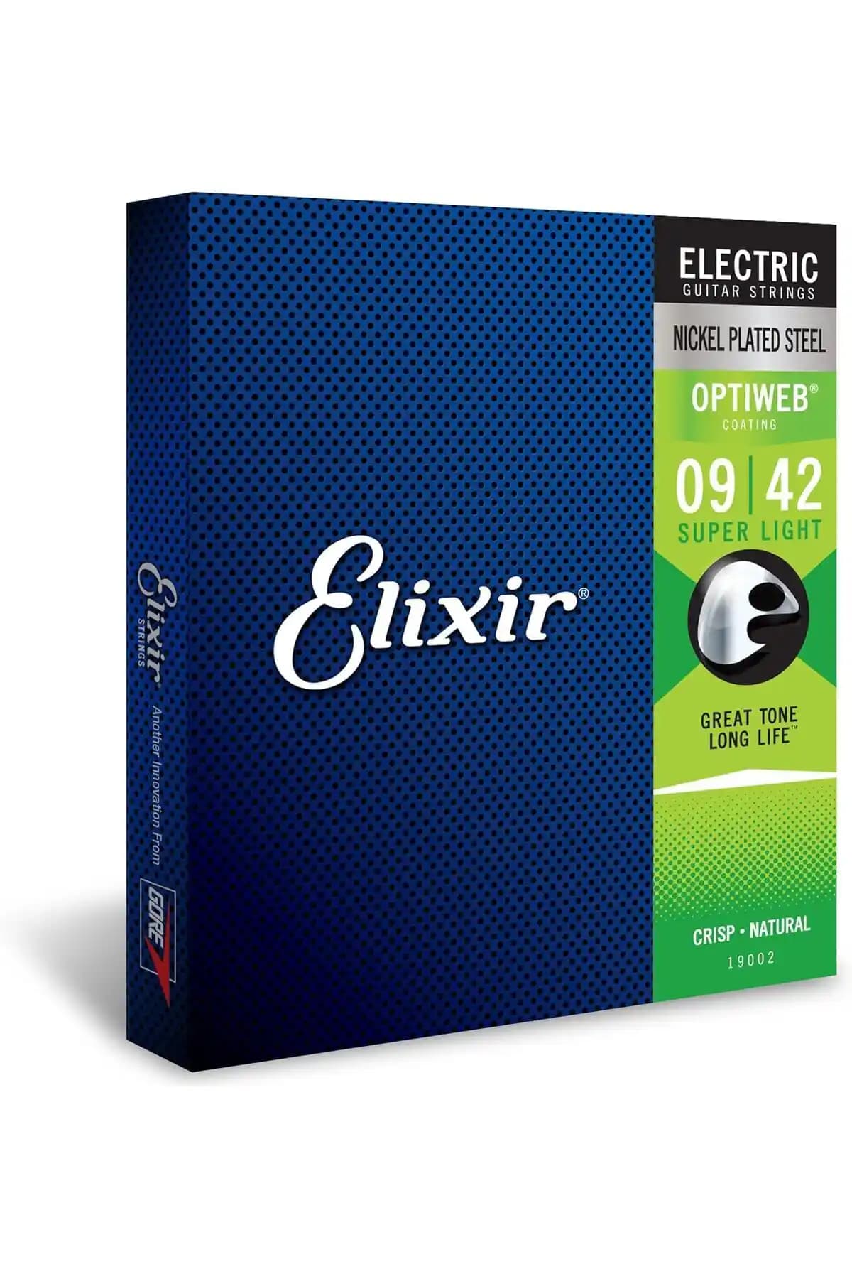 Elixir 19002 Optiweb Elektro Gitar Teli: Uzun Ömürlü ve Yüksek Performanslı