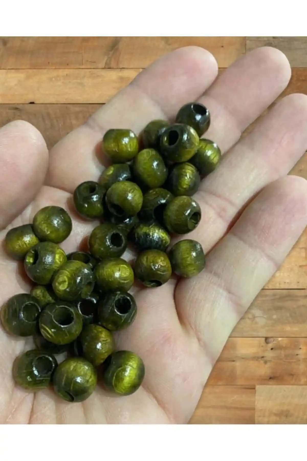 Flea Market Kahverengi Ahşap Boncuklar: El Yapımı ve Doğal Malzeme Ürünleri