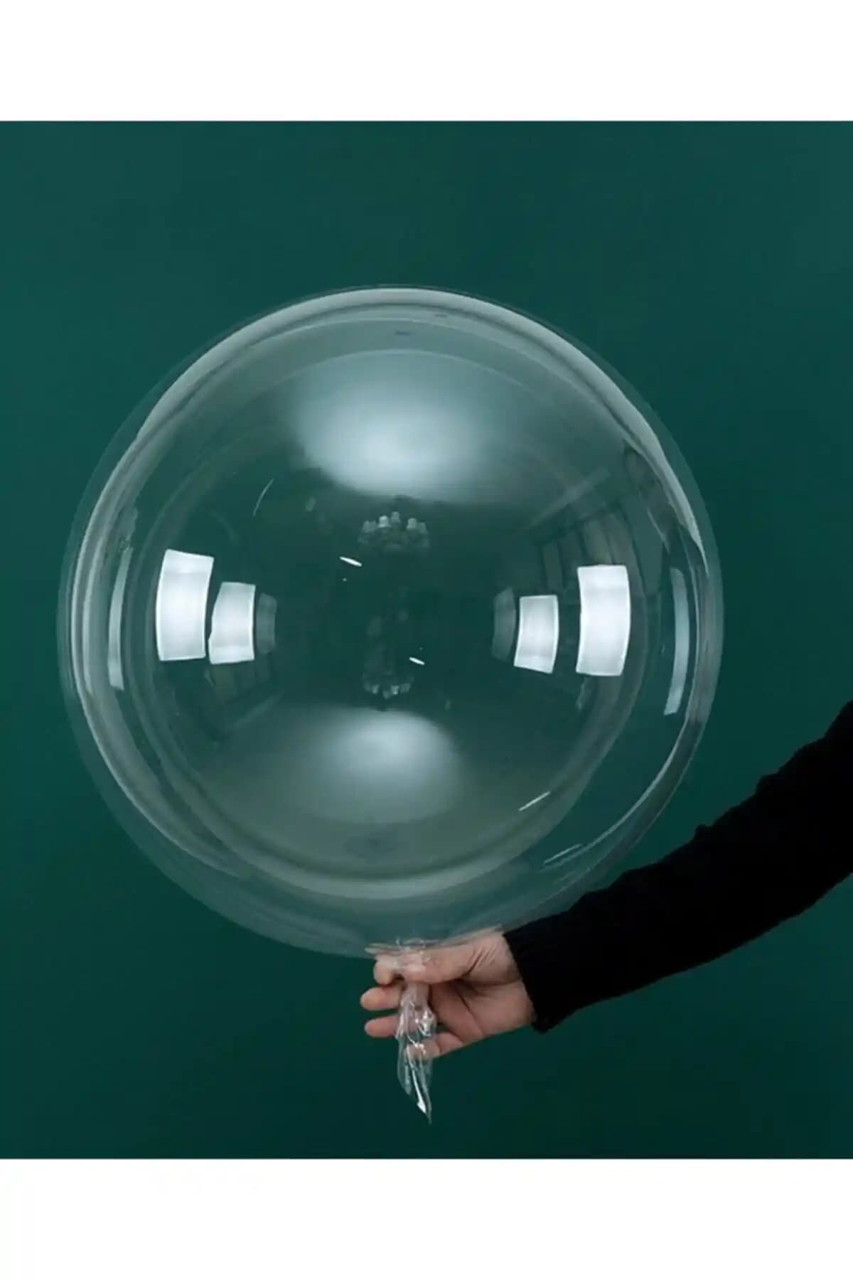 Genel Markalar 5 Adet Şeffaf Bobo Balon: Dayanıklı ve Estetik Parti Dekorasyonu Malzemesi