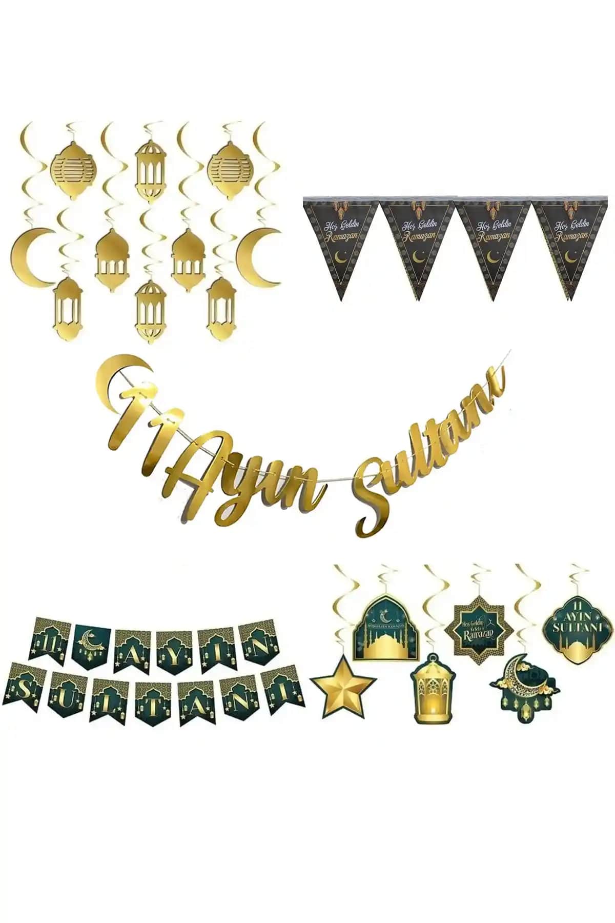Genel Markalar Ramazan Süsleri Seti 25 Parça ile Kutlamalarınıza Zarafet Katın