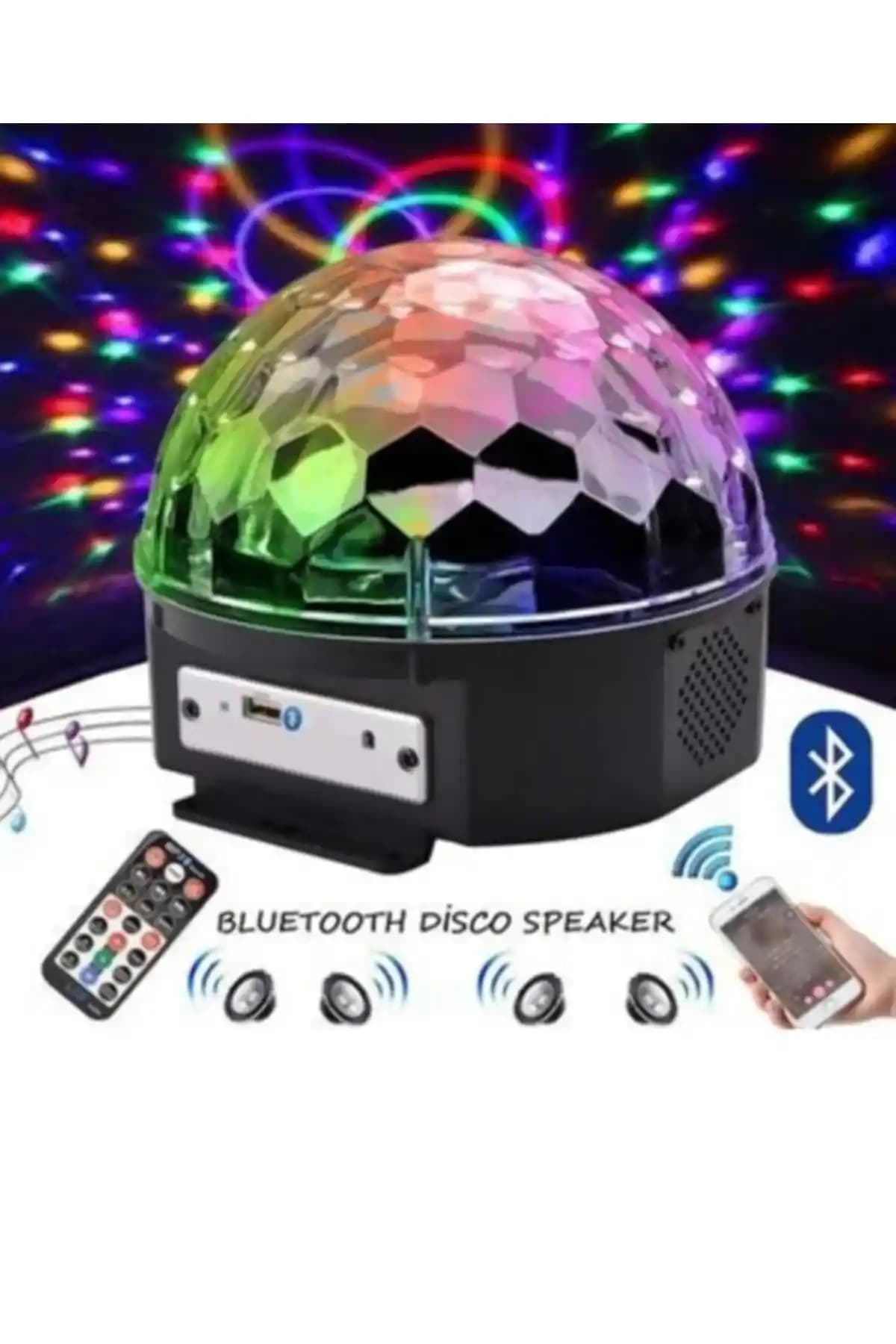 Genel Markalar Renkli Işıklı Lazer Parti Bluetooth Led Küre Disko Topu Özellikleri ve Kullanım Avantajları