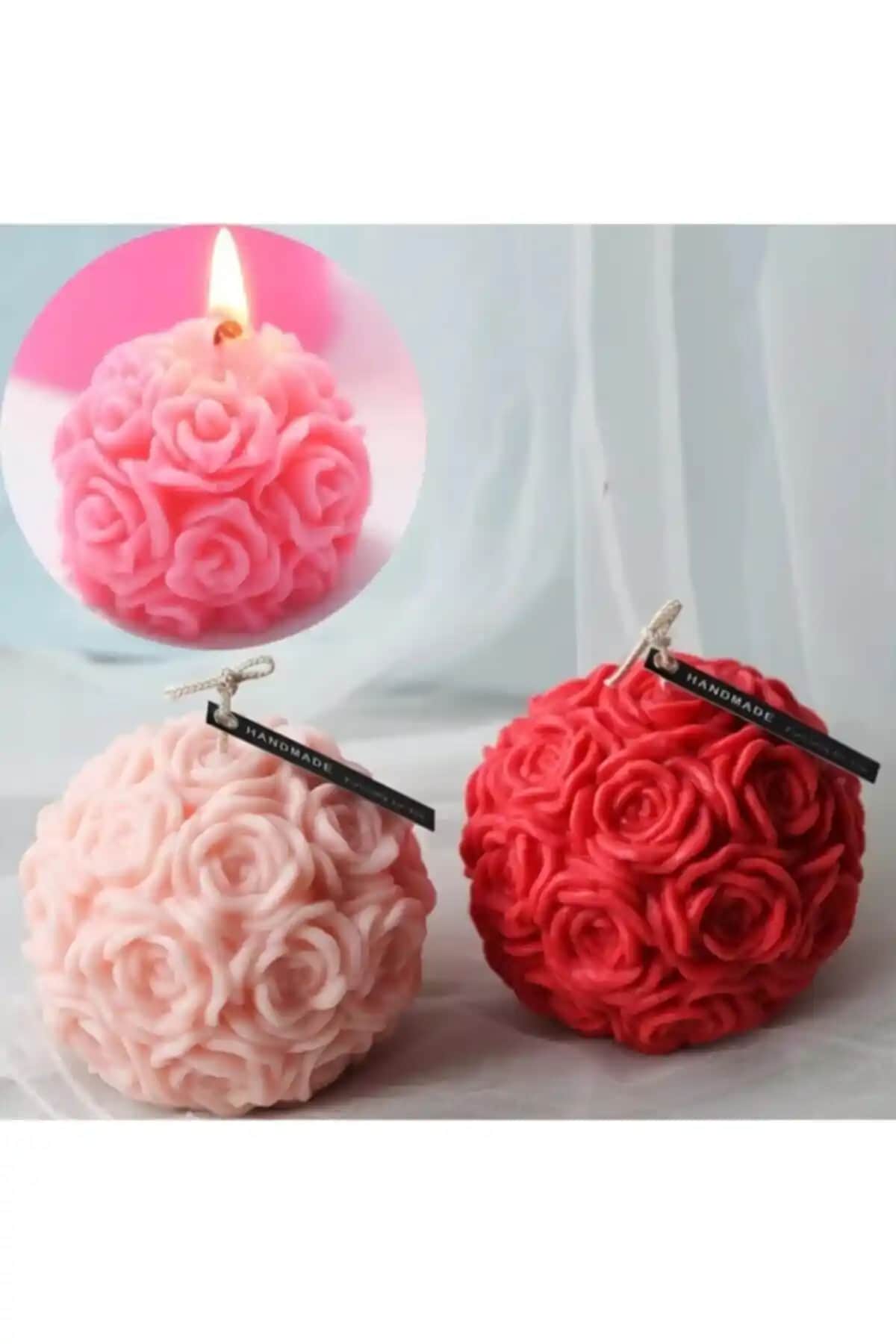 Genel Markalar Top Gül Mum Kalıbı: Estetik ve Çok Yönlü Kullanım İmkanı Sunan Silikon Kalıp