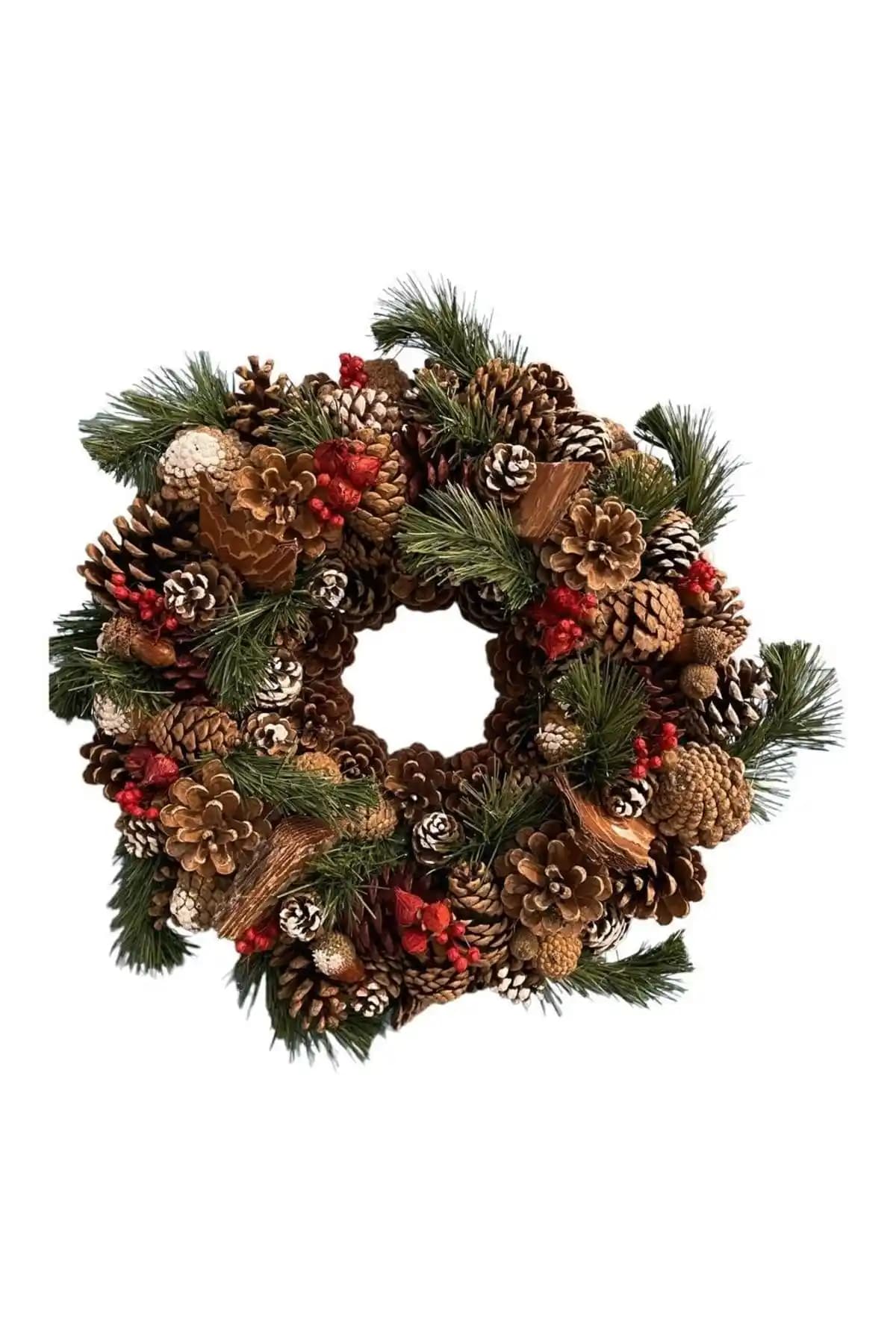 Genel Markalar Yılbaşı Süsü: Doğal ve El Yapımı Kapı ve Duvar Dekorasyonu Seçenekleri