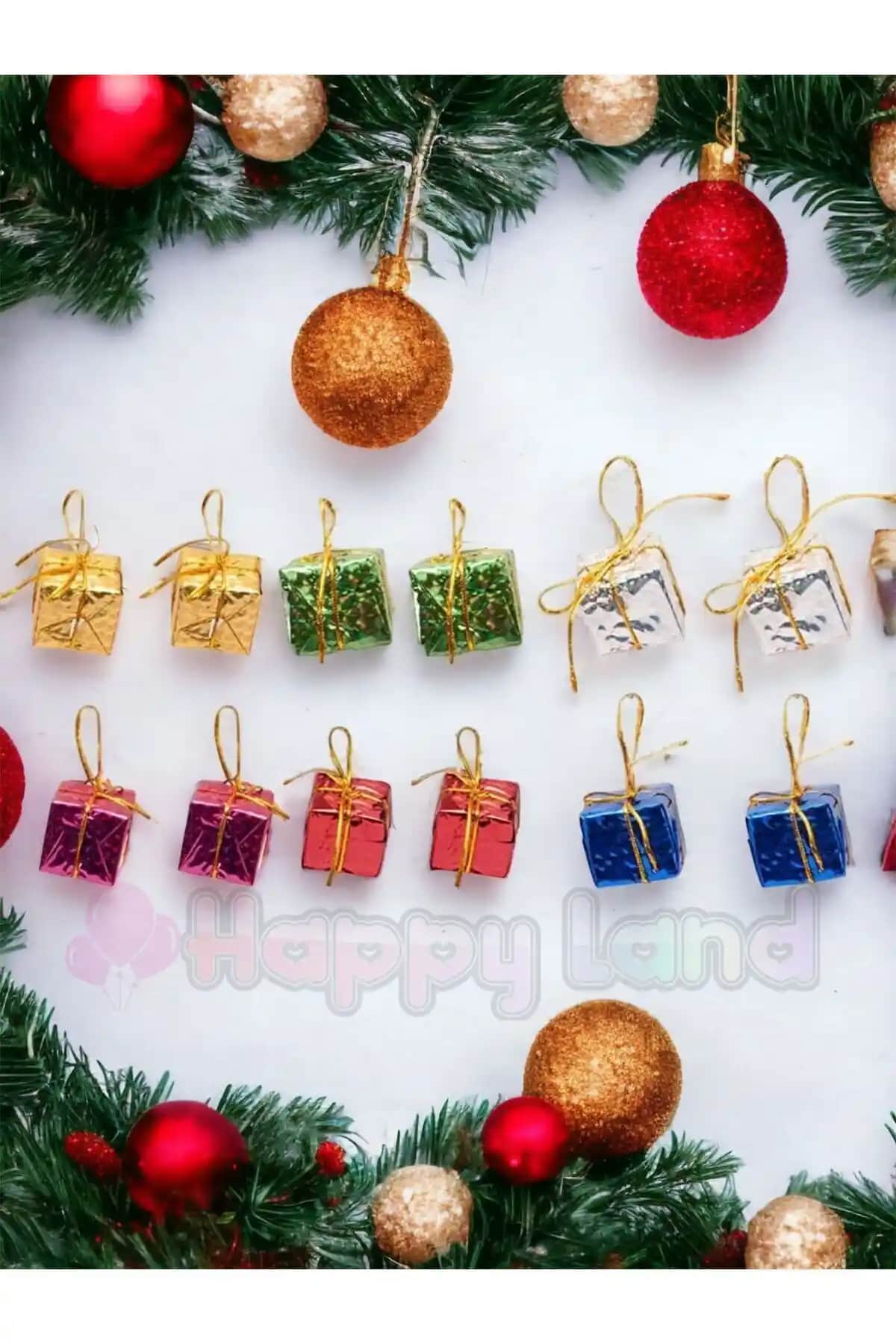 Happyland Yılbaşı Ağacı Süsü: Renkli ve Dayanıklı Noel Dekorasyon Ürünü