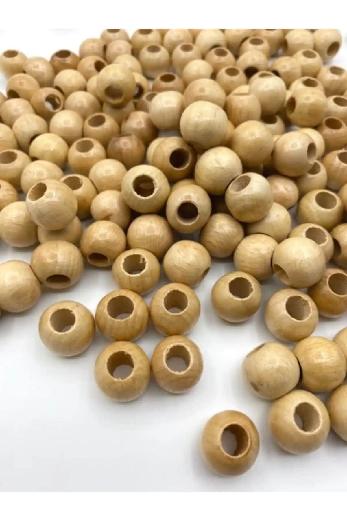 Hedef Bijuteri 16mm Ahşap Boncuklar ile Takı ve Aksesuar Tasarımlarınızı Geliştirin