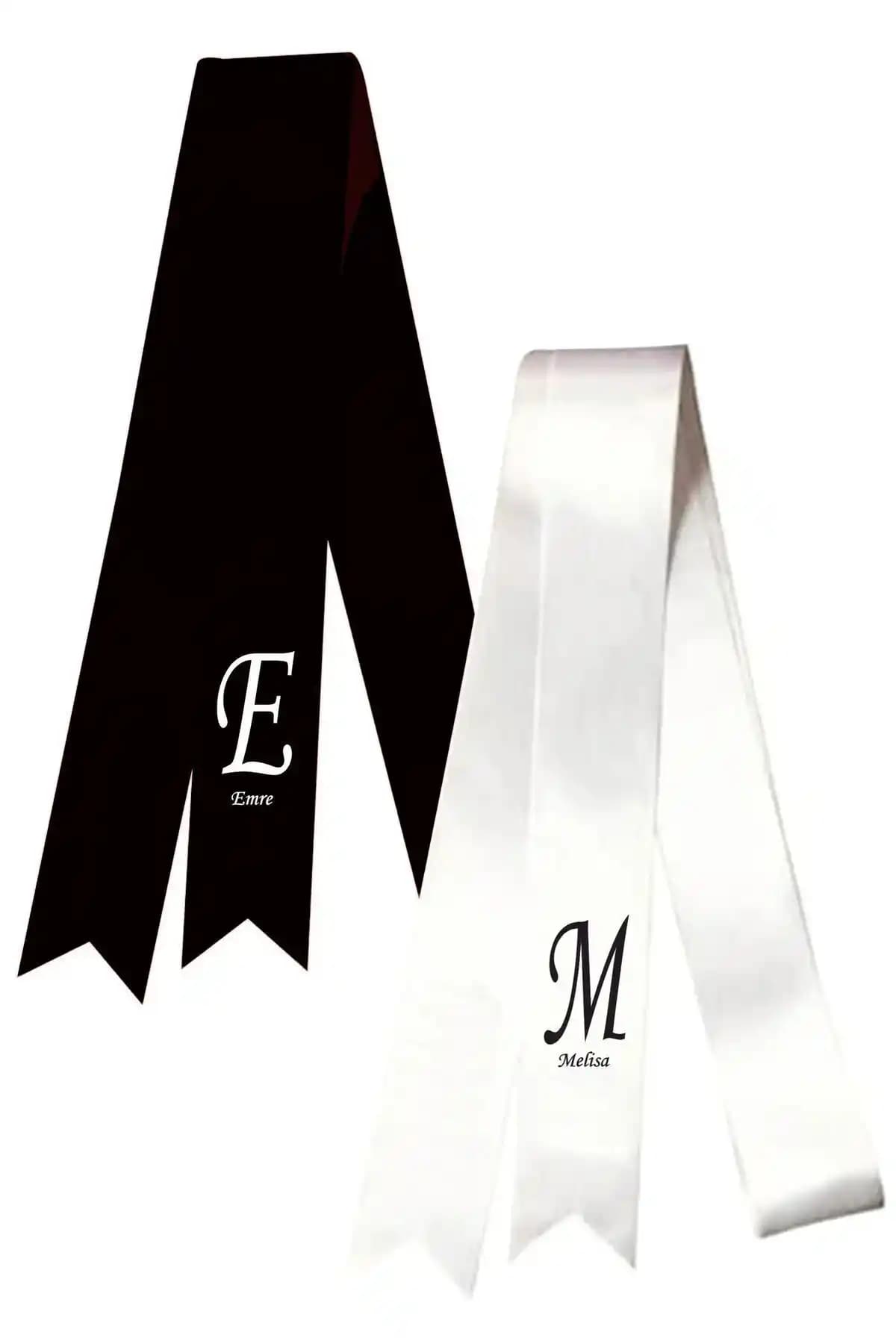 Hediyenza Nişan Düğün Gelin Damat Takı Kurdelesi Şık ve Anlamlı Kişiselleştirilebilir Aksesuar