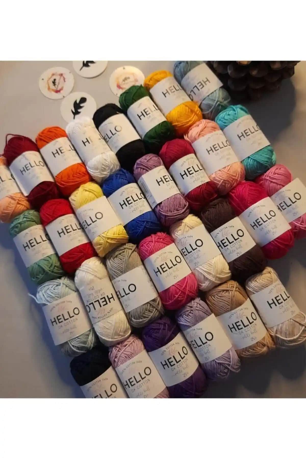 Hello Punch Ipi 30'lu 25 Gram: Renkli ve Dayanıklı El Sanatları İpi Ürünü