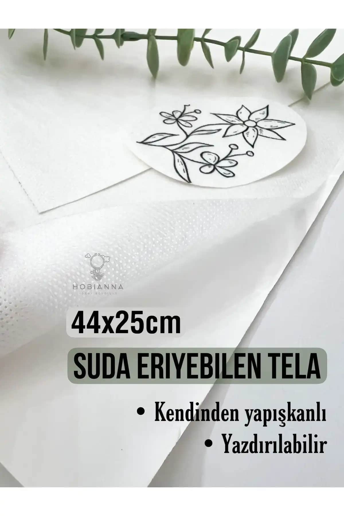 2025'te Hobianna Suda Eriyen Yapışkanlı Tela ile Kumaş Projeleriniz Değişecek